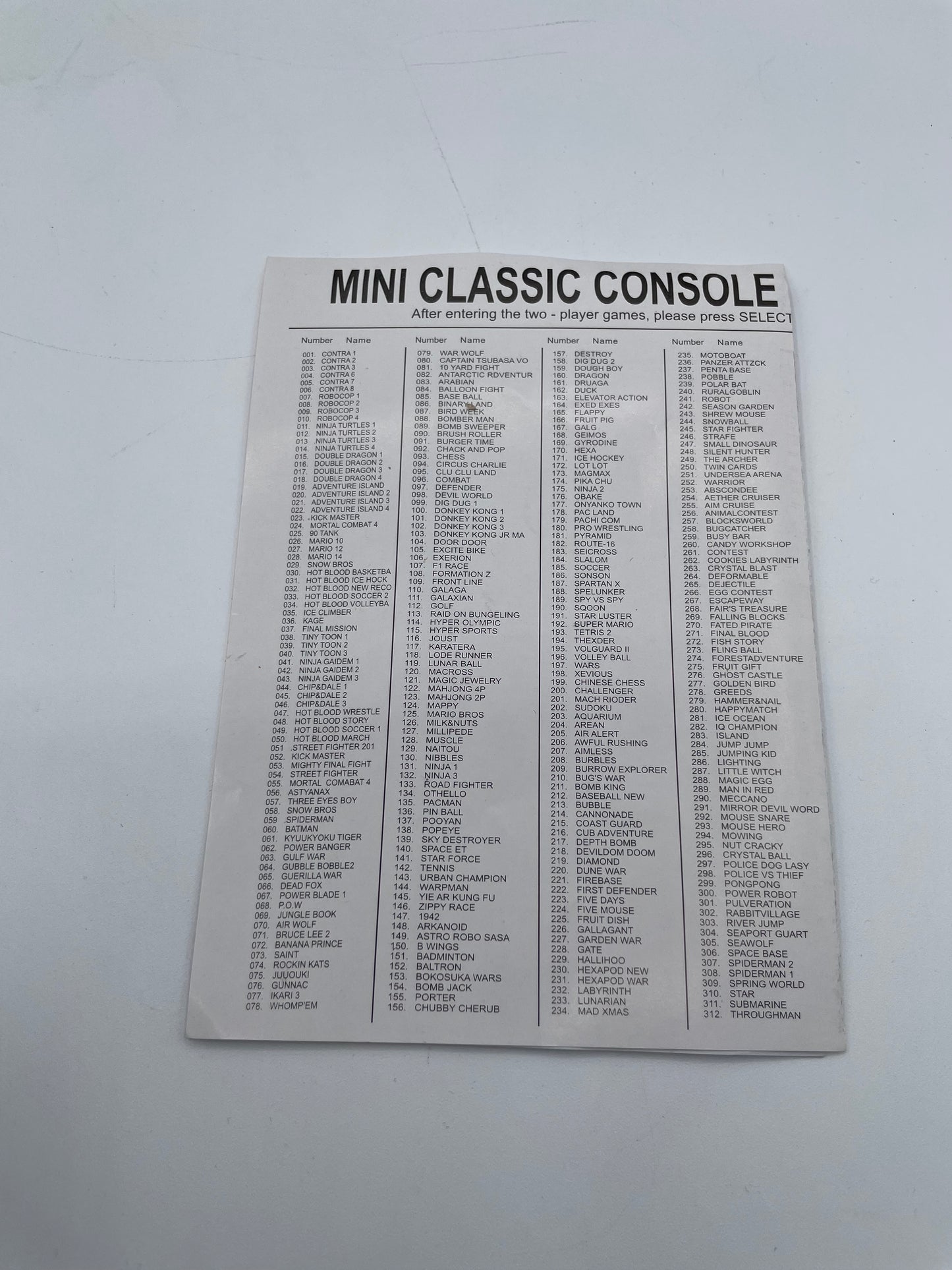 MiniGame Anniversary Edition Retro Game Entertainment System