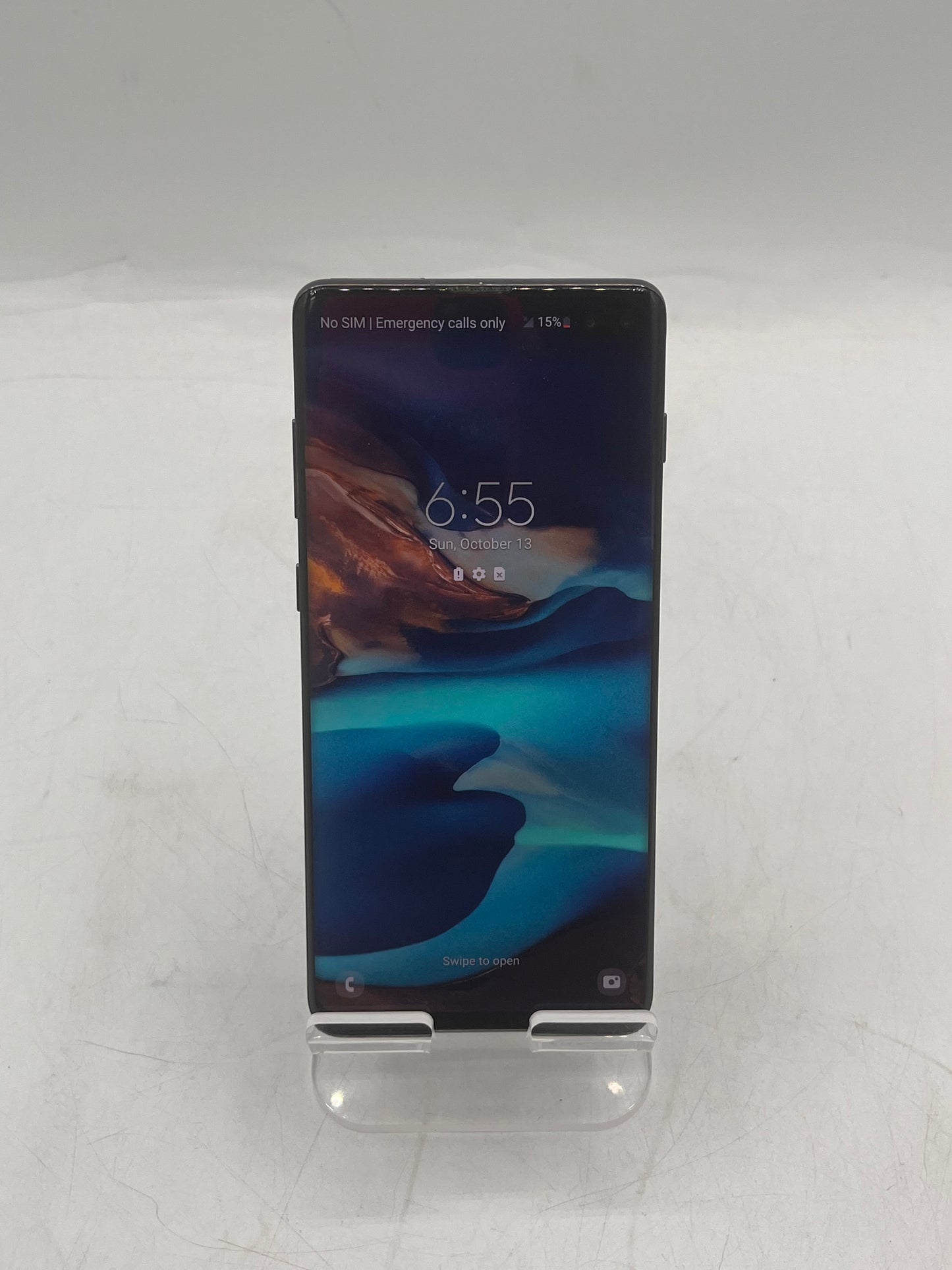 Unlocked Samsung Galaxy S10+ SM-G975U1 8GB 512GB Ceramic Black Free Shipping