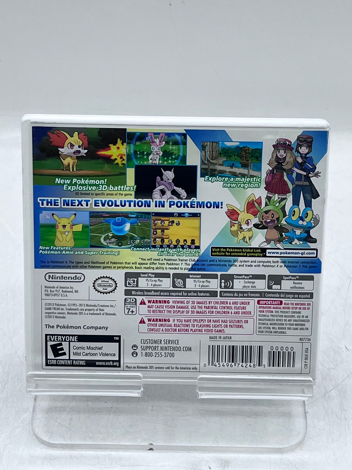 Pokemon X - Nintendo 3DS Video Game - Free Shipping!