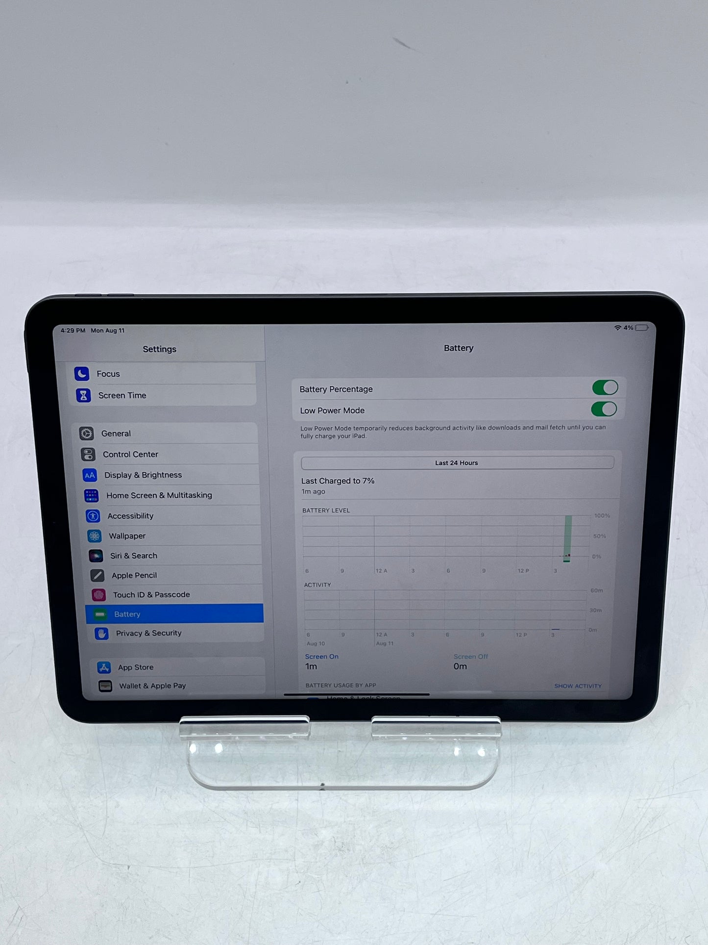 Apple iPad Air (4th Gen) A2316 MYFM2LL/A 256GB 4 GB- Space Gray