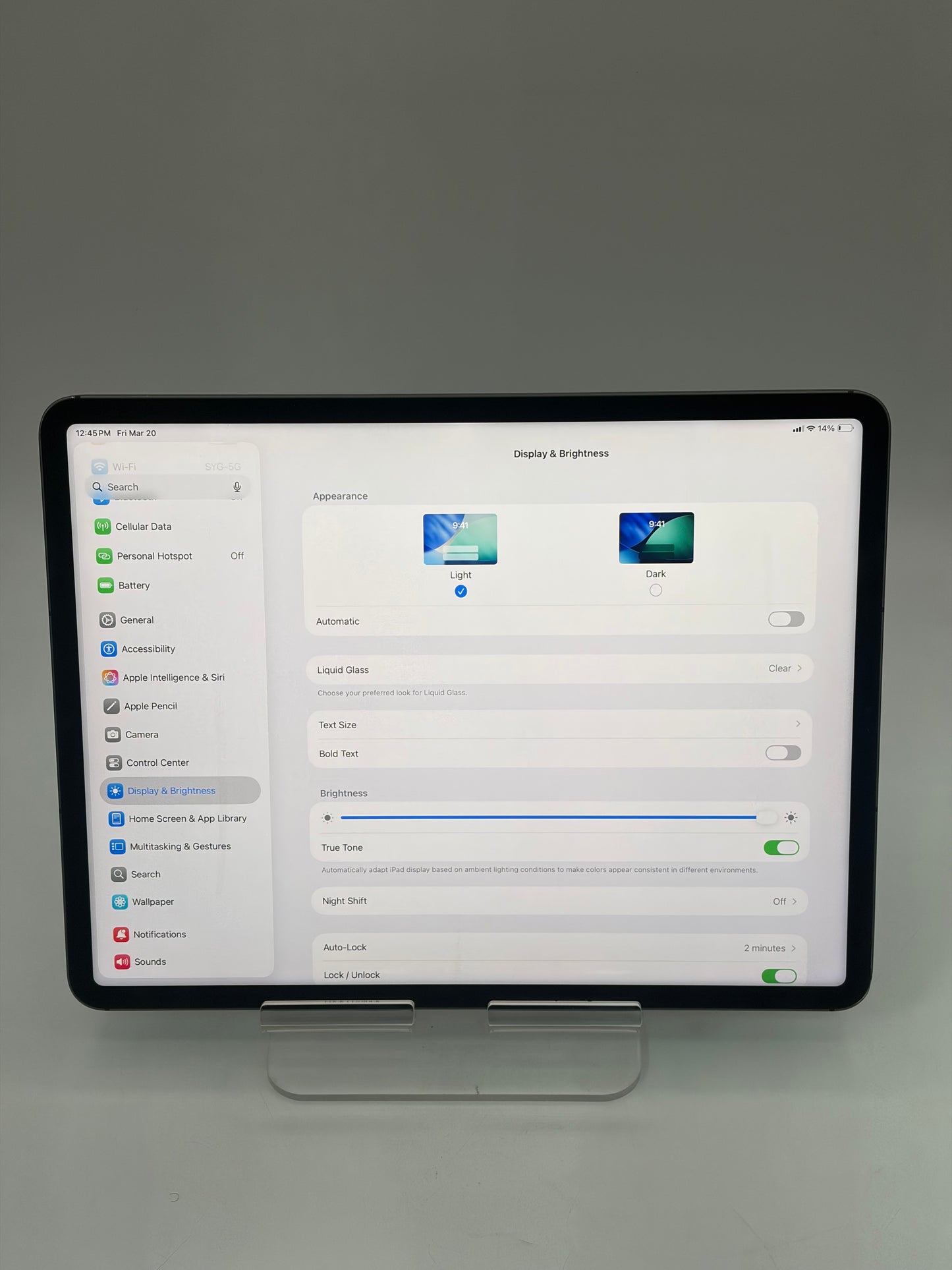 2021 Unlocked Apple iPad Pro 12.9" (5th Gen) 1TB A2379 MHP13LL/A WiFi + Cellular