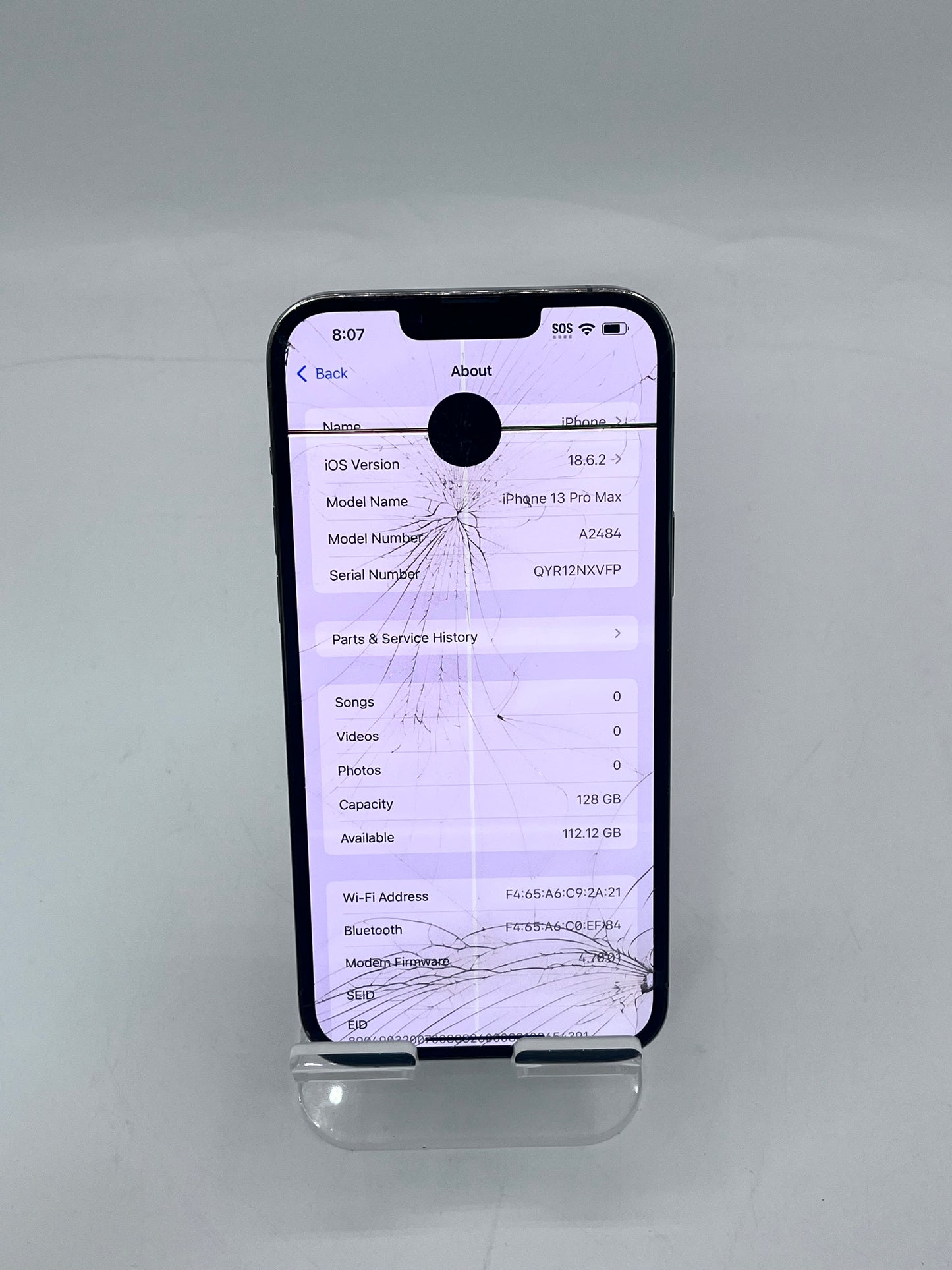 Apple iPhone 13 Pro Max 6.7" 128GB A2484 MLKN3LL/A Gold Unlocked