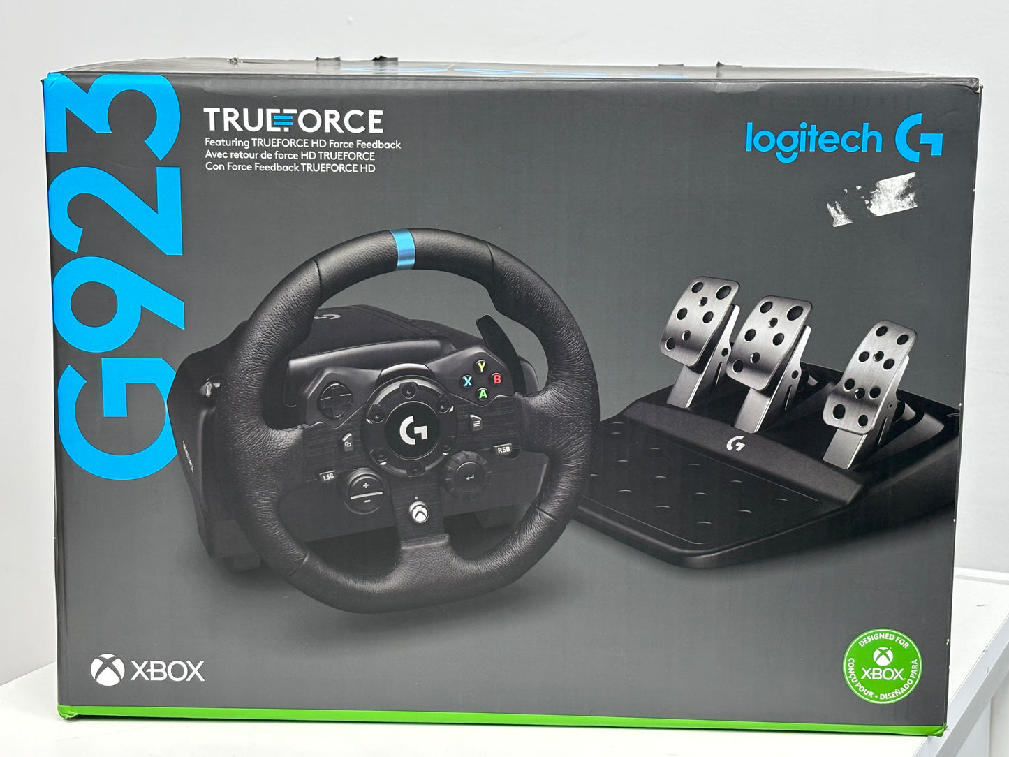 Logitech G923 TRUEFORCE Force Feedback Racing Wheel & Pedals USB Xbox/PC