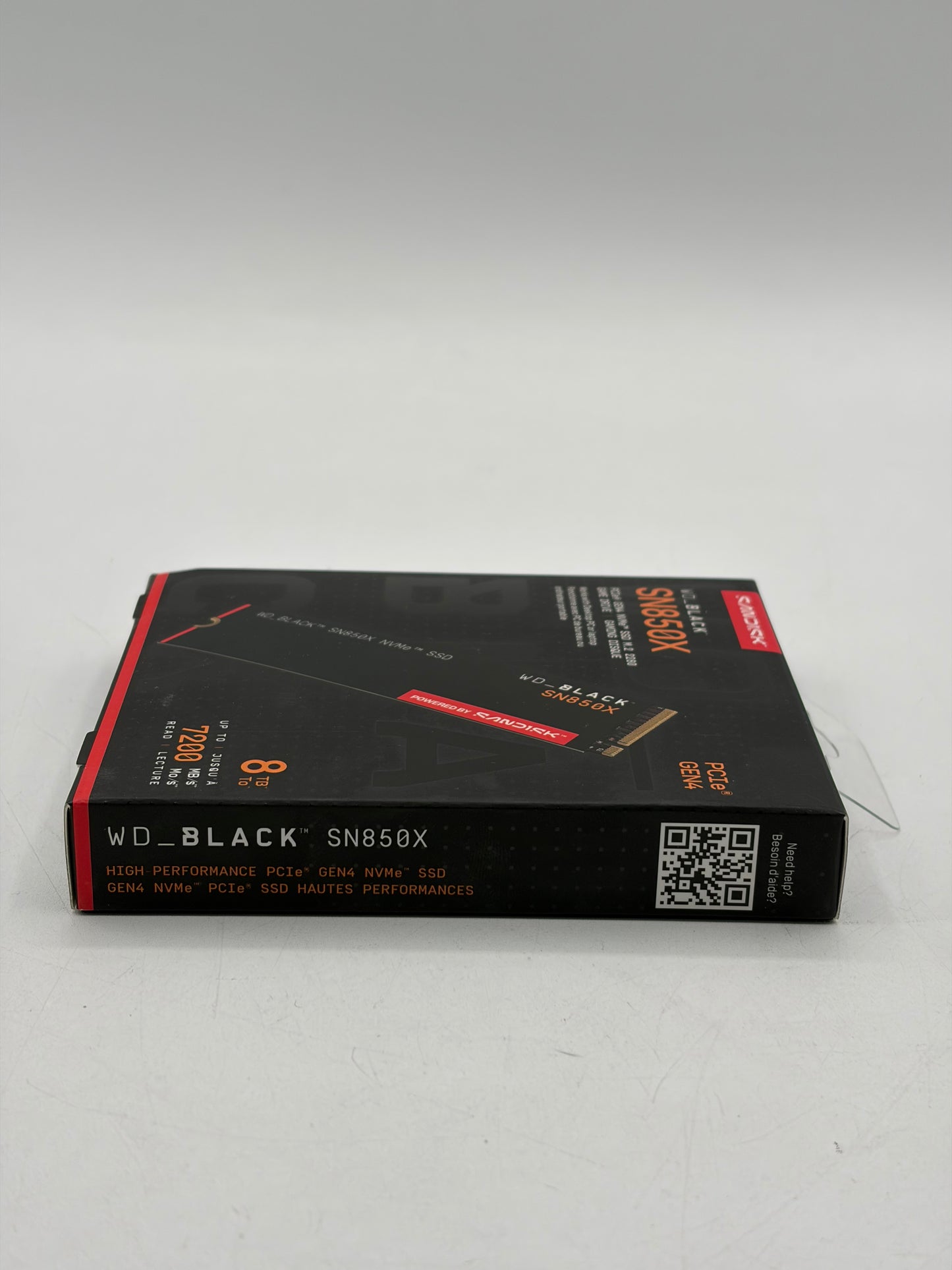 WD_BLACK SN850X 8TB NVMe Internal SSD PCIe Gen4 M.2 22800 Game Drive NEW SEALED