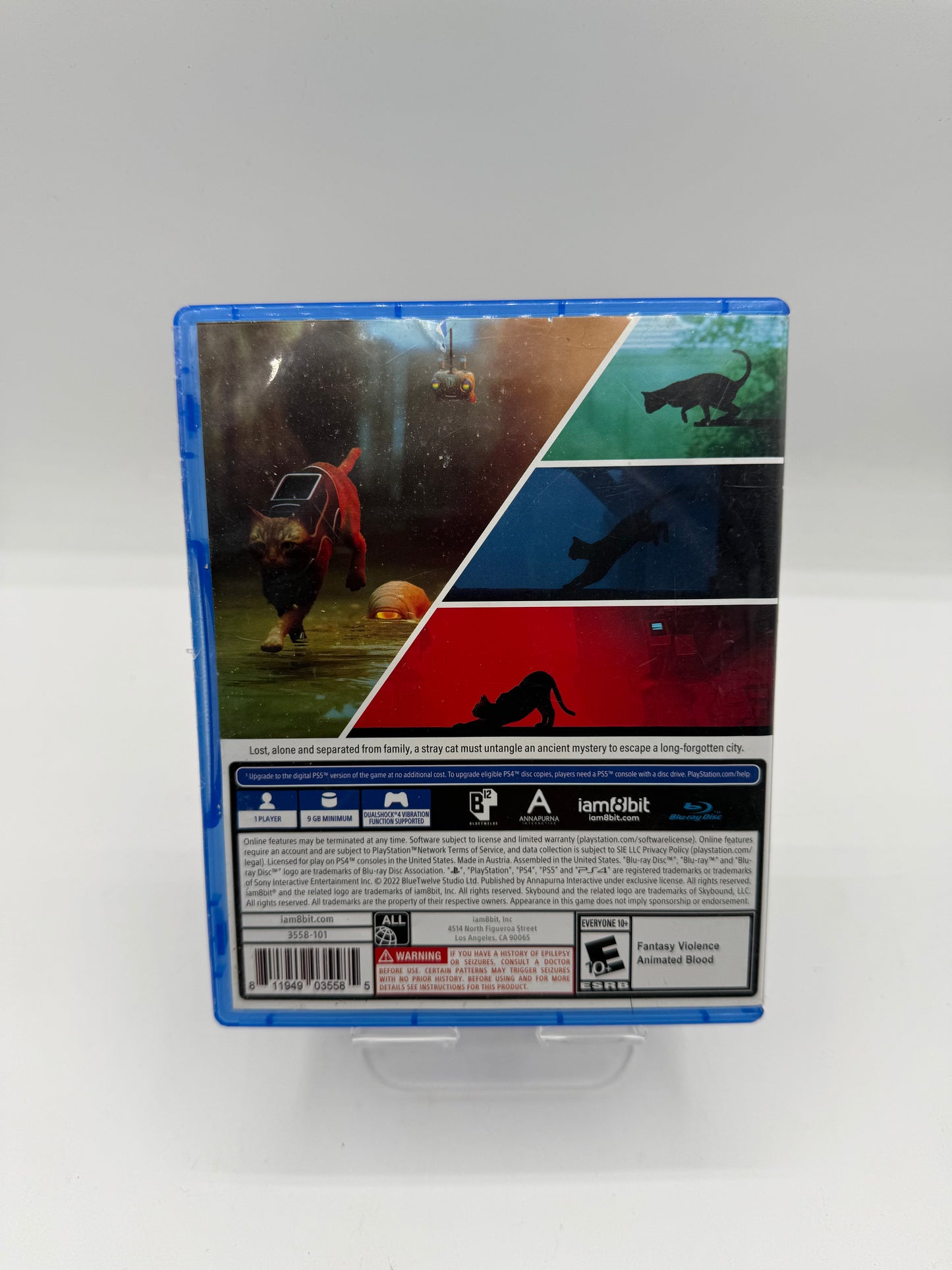 Playstation 4 Stray Video Game - Used with Box