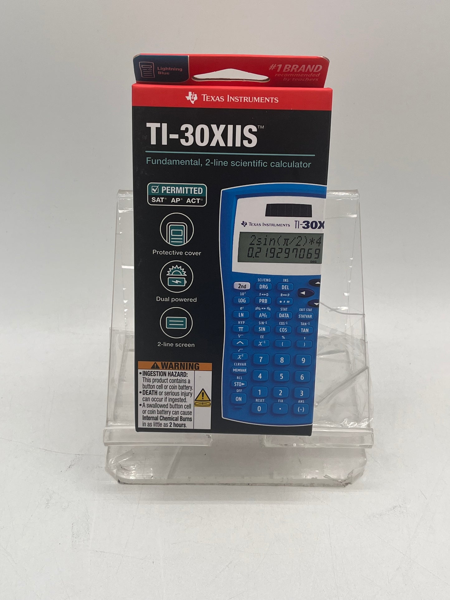 Texas Instruments TI-30XIIS Calculator Blue