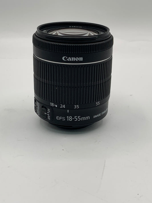 Canon EF-S 18-55mm F/3.5-5.6 Camera Lens - Black