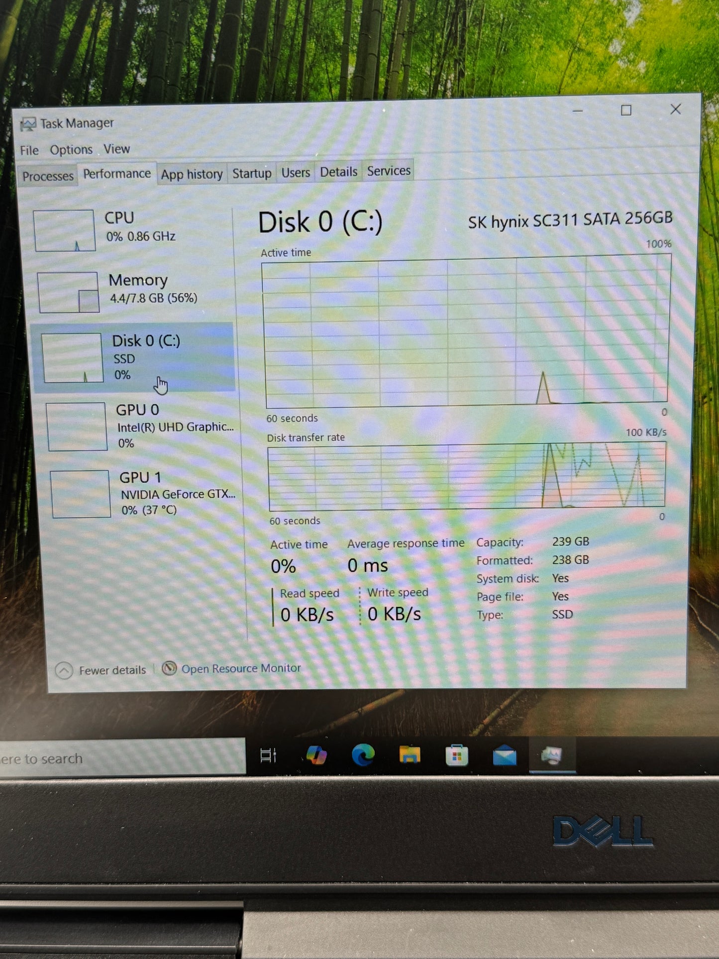 Dell G7 7588 15.6" i7-8750H 2.20 GHz 8GB 256GB GeForce GTX 1060 Max-Q Black READ