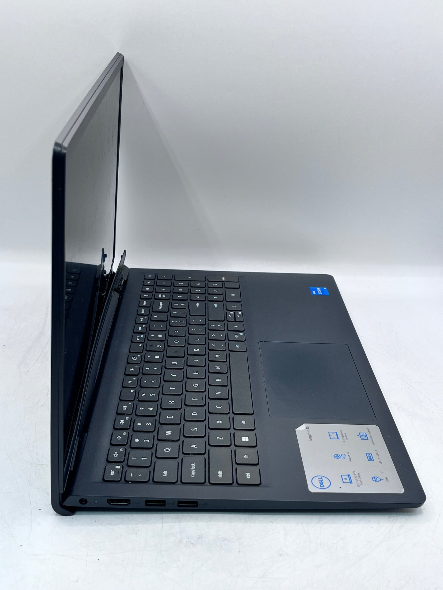 Broken Hinge Dell Inspiron 15 3520 Laptop Intel i5-1155G7 2.5GHz 8GB 512GB - Black