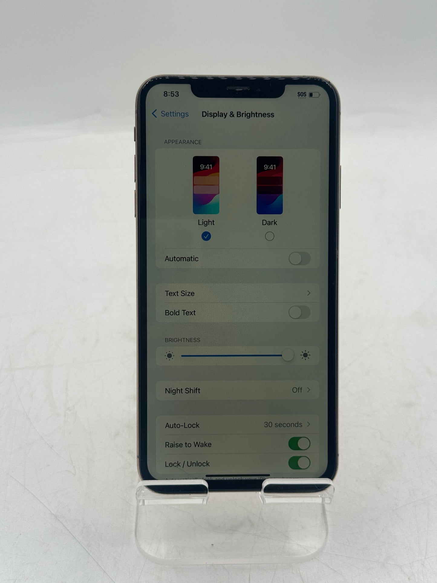 Unlocked Apple iPhone XS Max 256GB A1921 MT5F2LL/A Rose Gold 87% Battery READ!