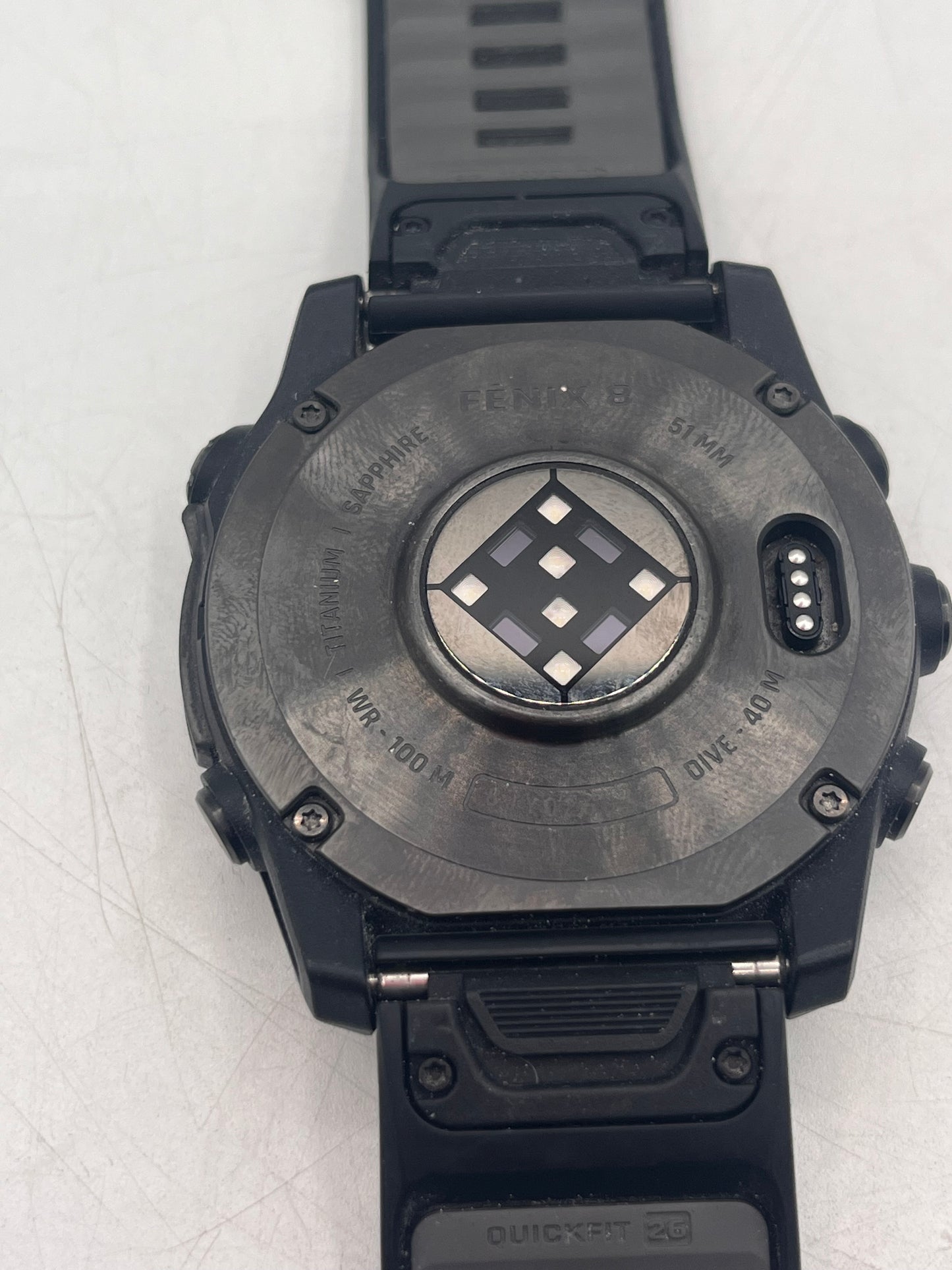 Unlocked Garmin Fēnix 8 51mm Smart Watch Black Titanium GPS