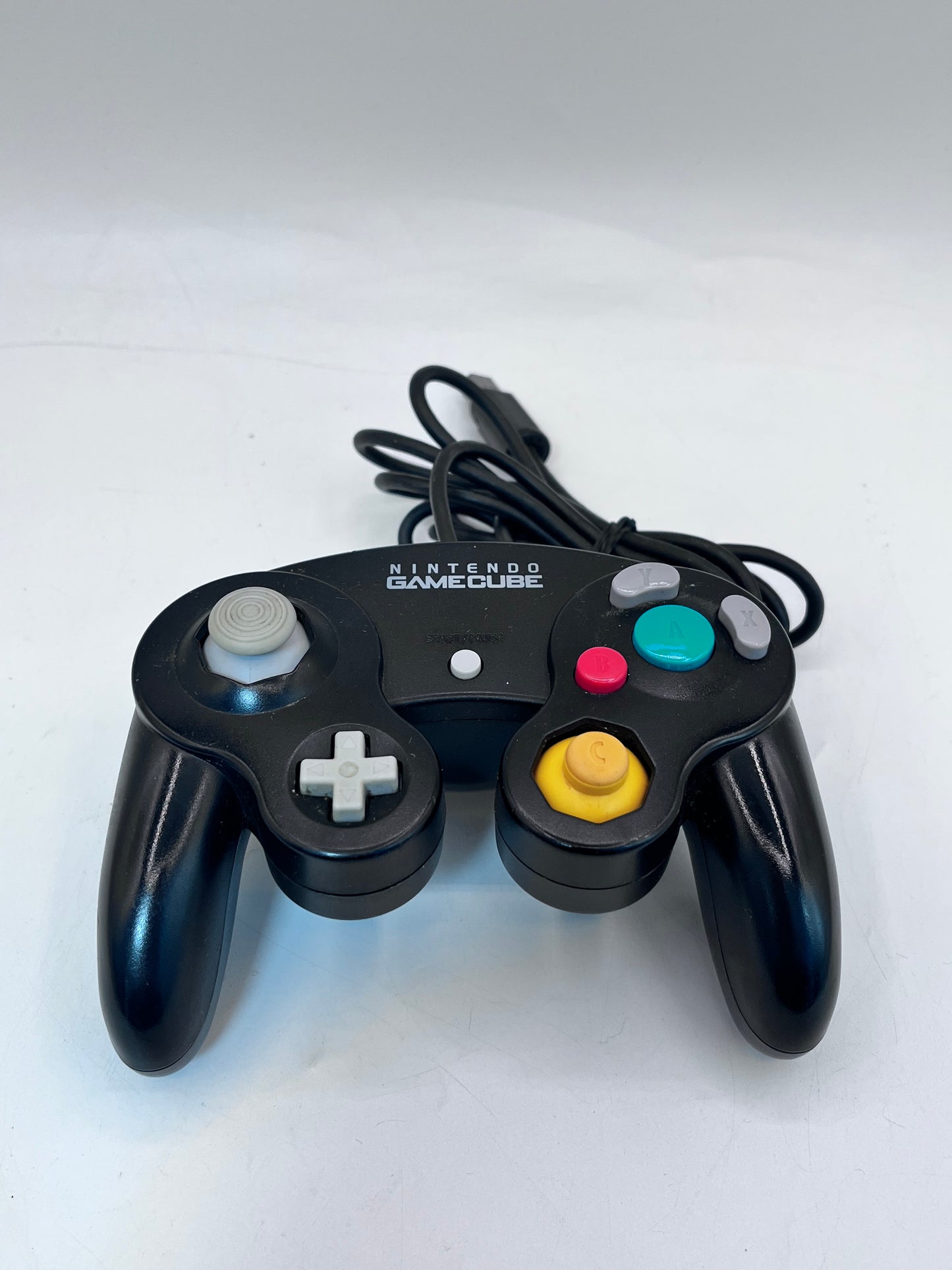 Nintendo Gamecube Platinum Silver DOL-101 - Tested & Working with Cables and 2 OEM controllers
