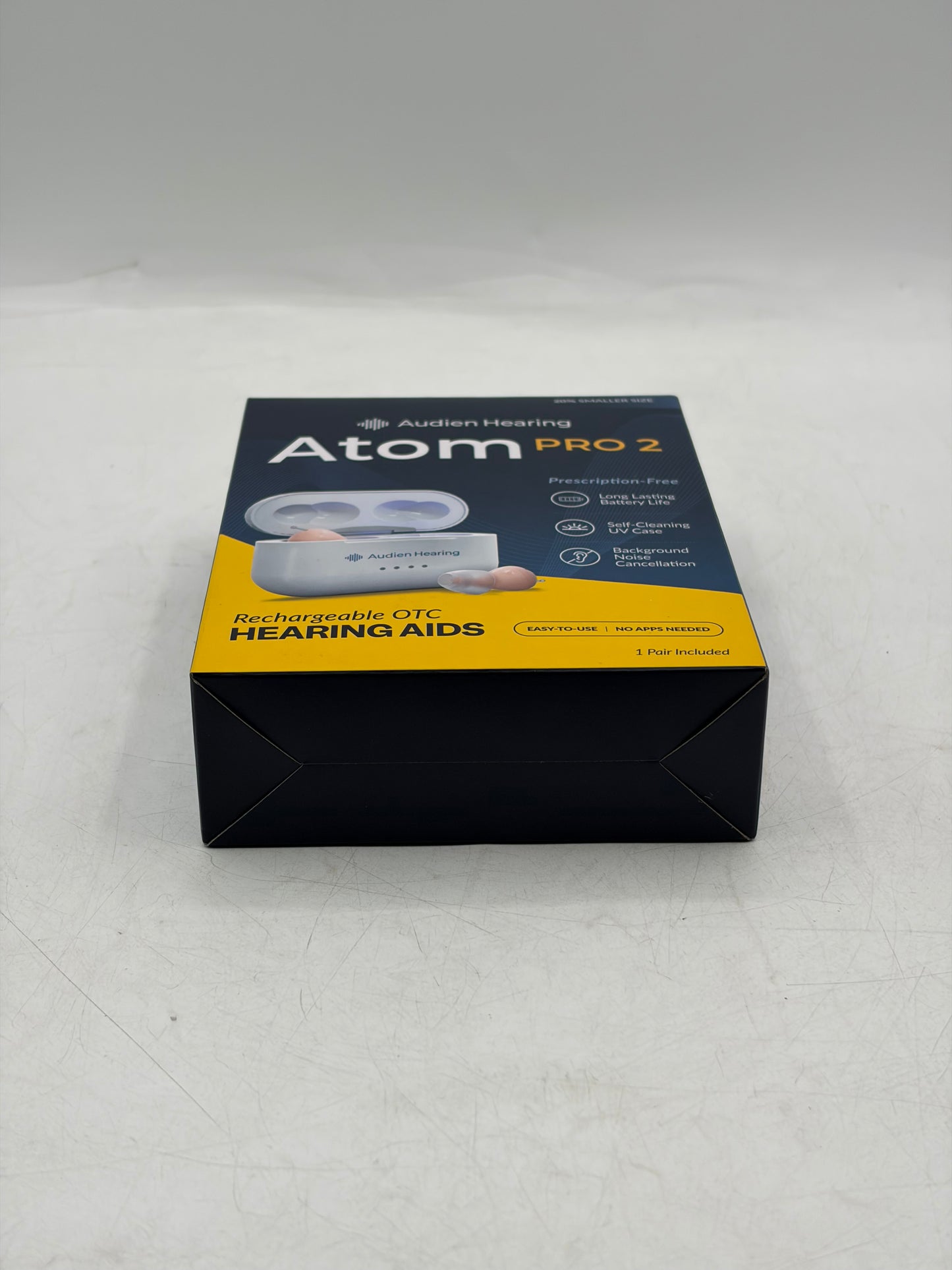 Audien Hearing ATOM PRO 2 Wireless Rechargeable OTC Hearing Aid