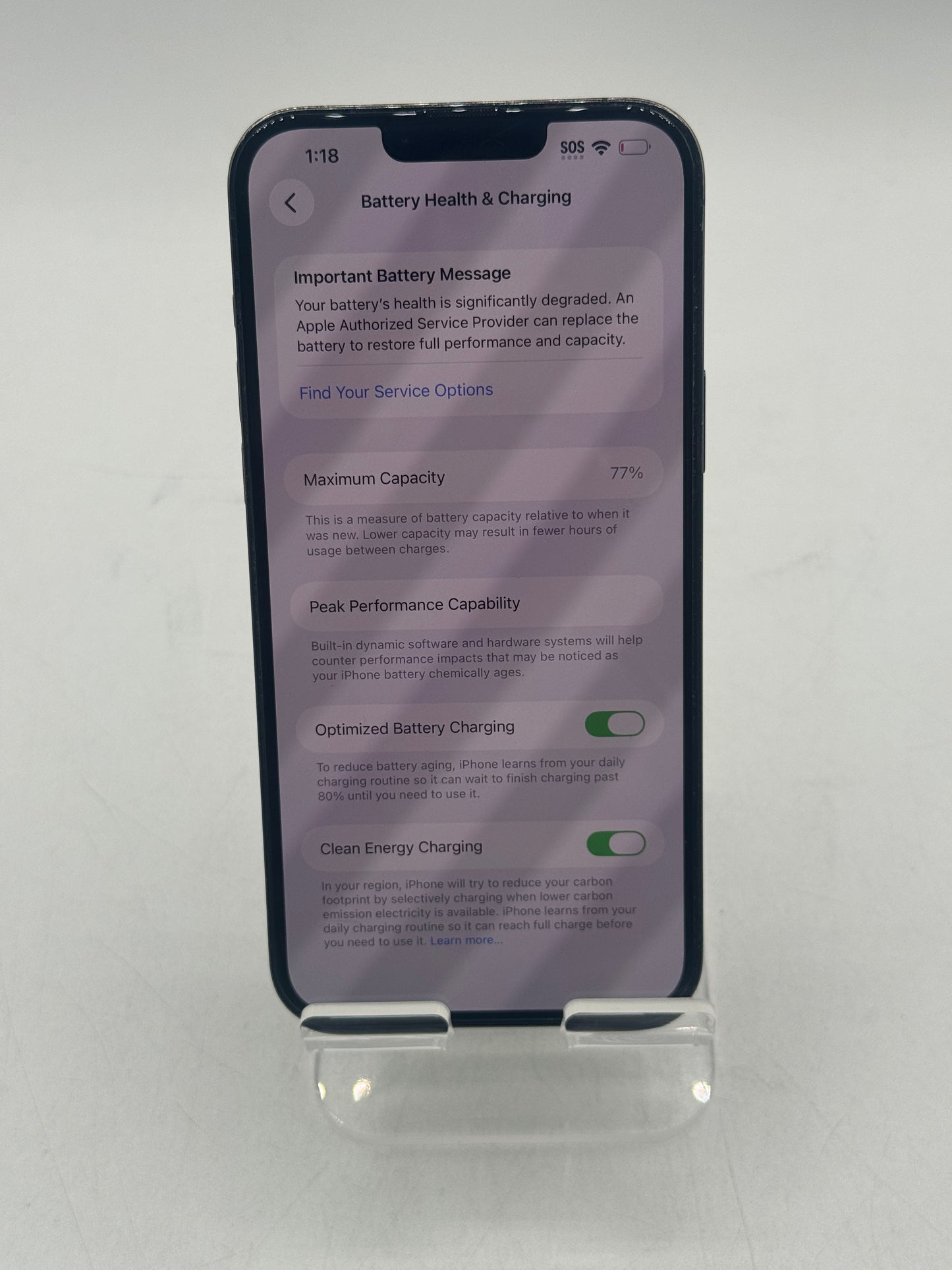 Unlocked Apple iPhone 13 Pro Max 256GB A2484 MNCF3LL/A Alpine Green Free Shipping