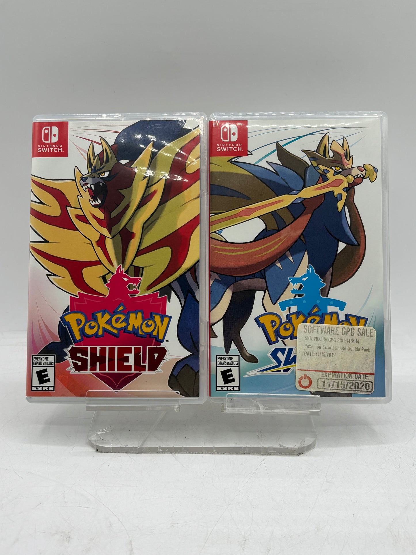 Pokémon Sword & Pokémon Shield Double Pack, Nintendo Switch (FREE SHIPPING)