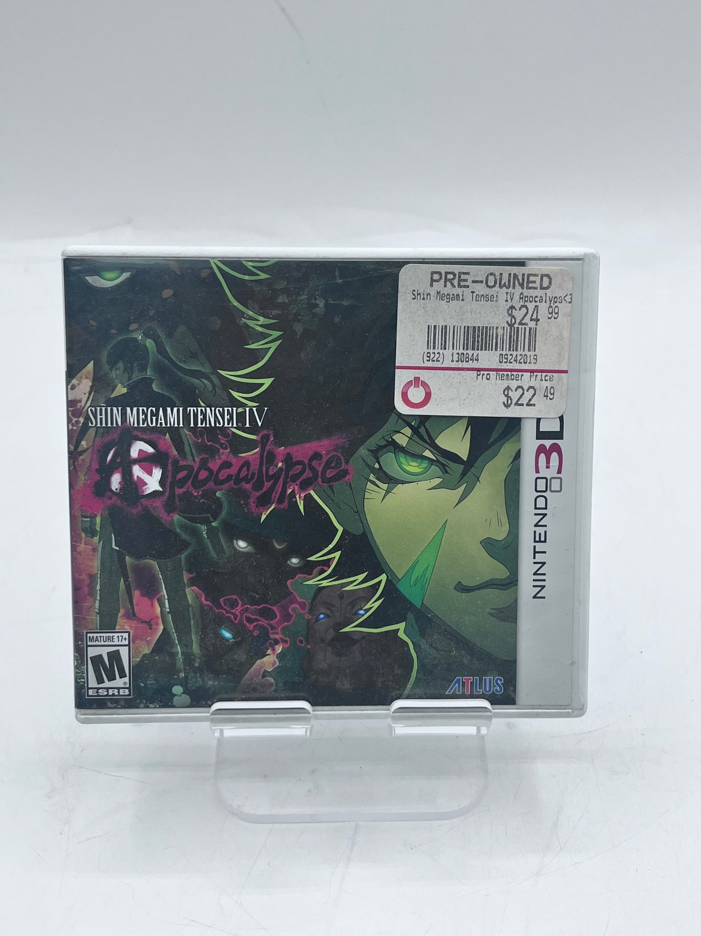 Nintendo 3DS Shin Megami Tensei IV Apocalypse Video Game