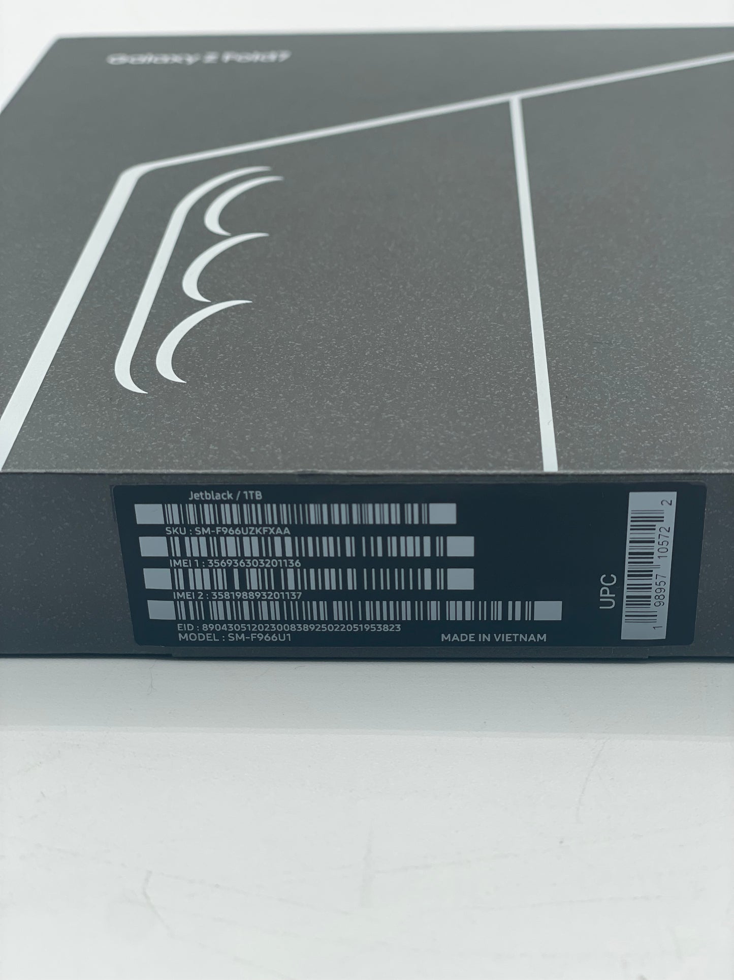Unlocked Samsung Galaxy Z Fold 7 1TB - Brand New In Box, Jet Black, SM-F966U1