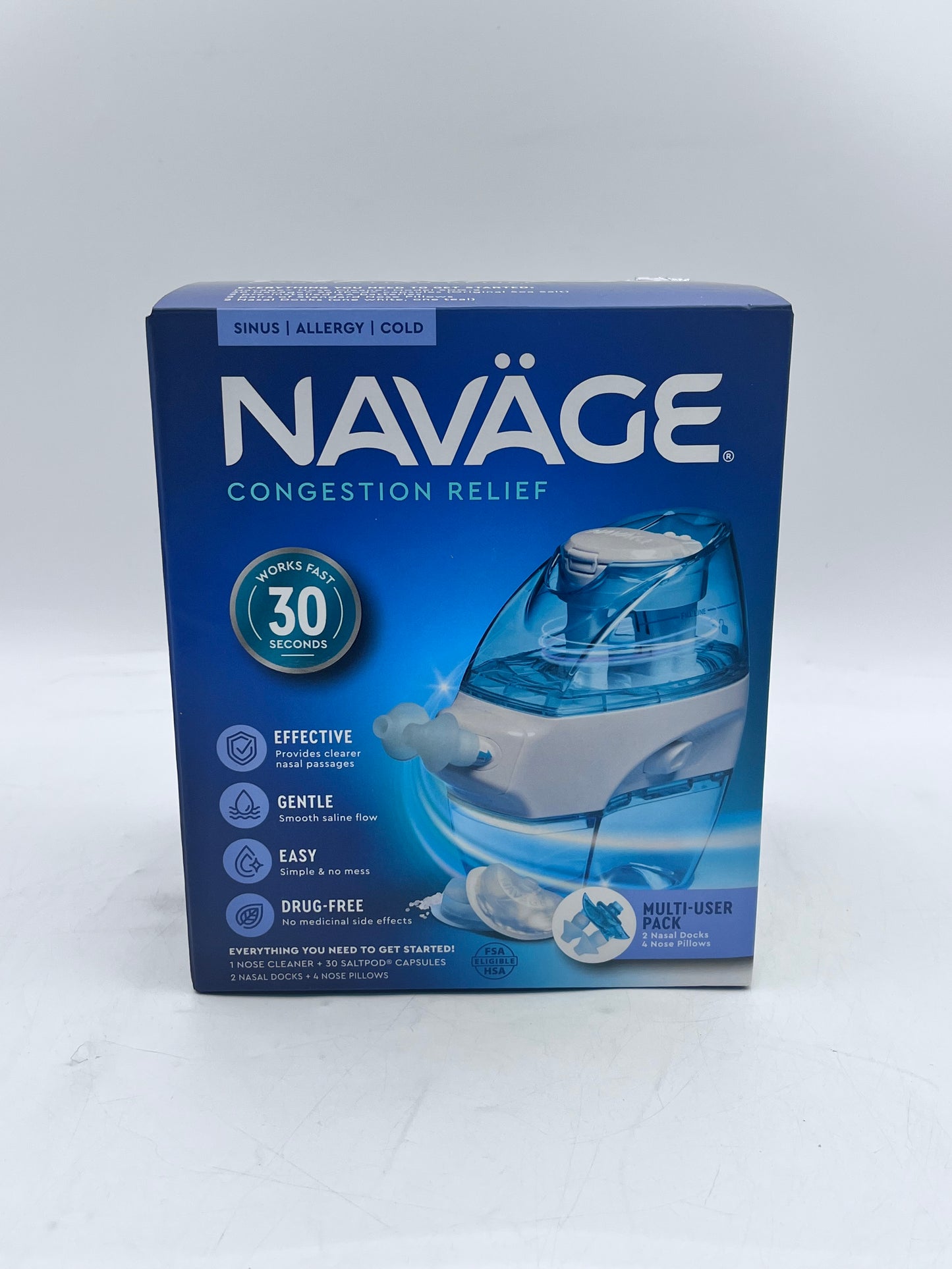 NAVAGE Congestion Relief Accessory Blue