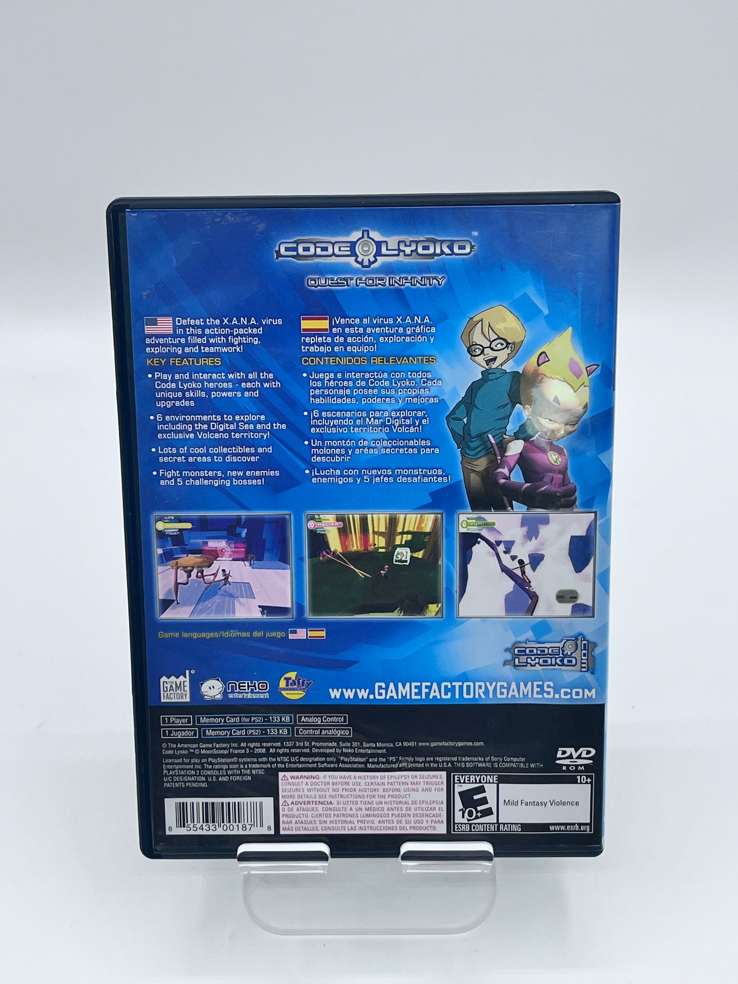 Code Lyoko: Quest for Infinity - Sony PlayStation 2, 2008 - PS2 Video Game
