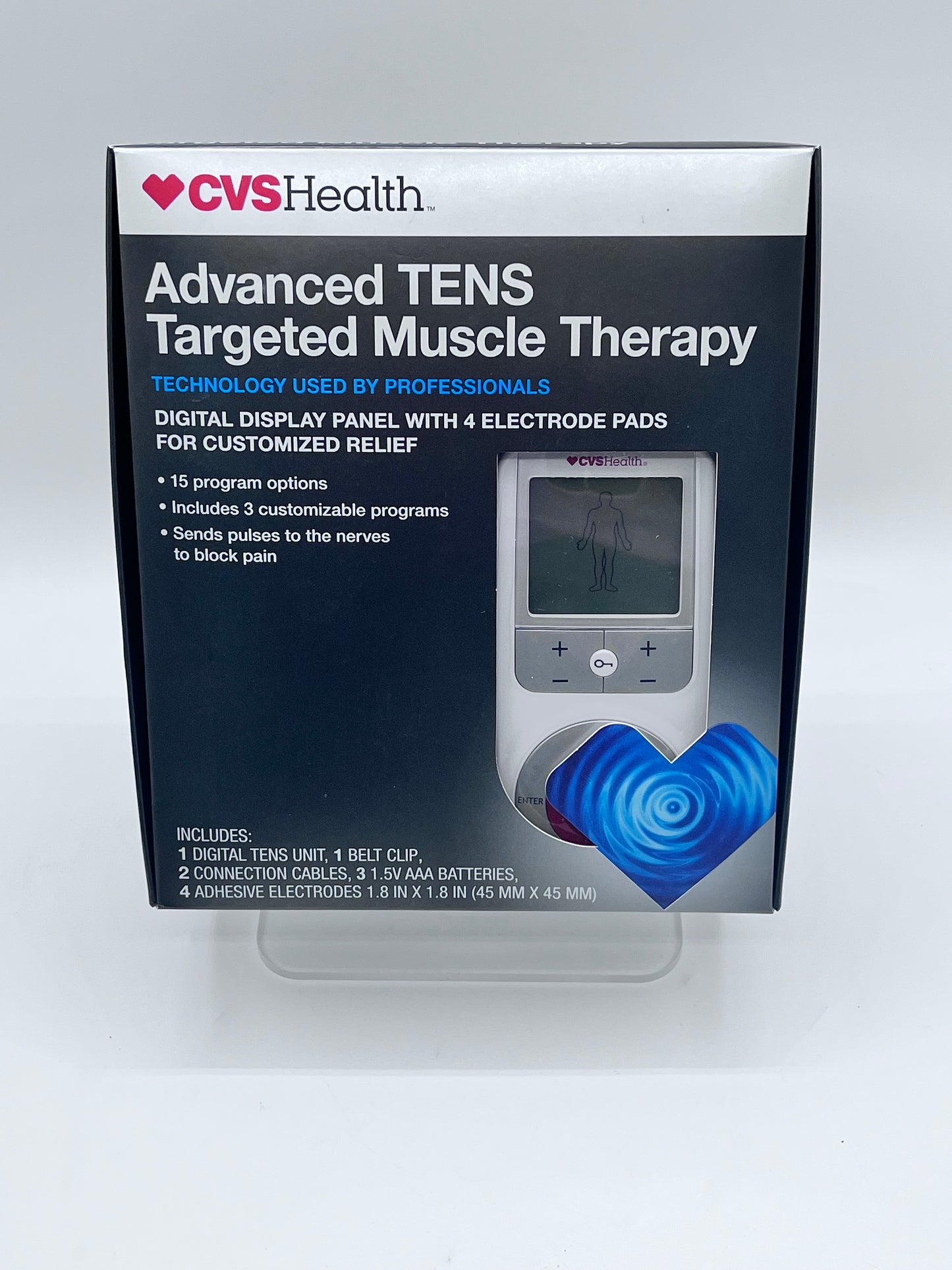 CVS Health Advanced TENS Targeted Muscle Therapy Digital Display
