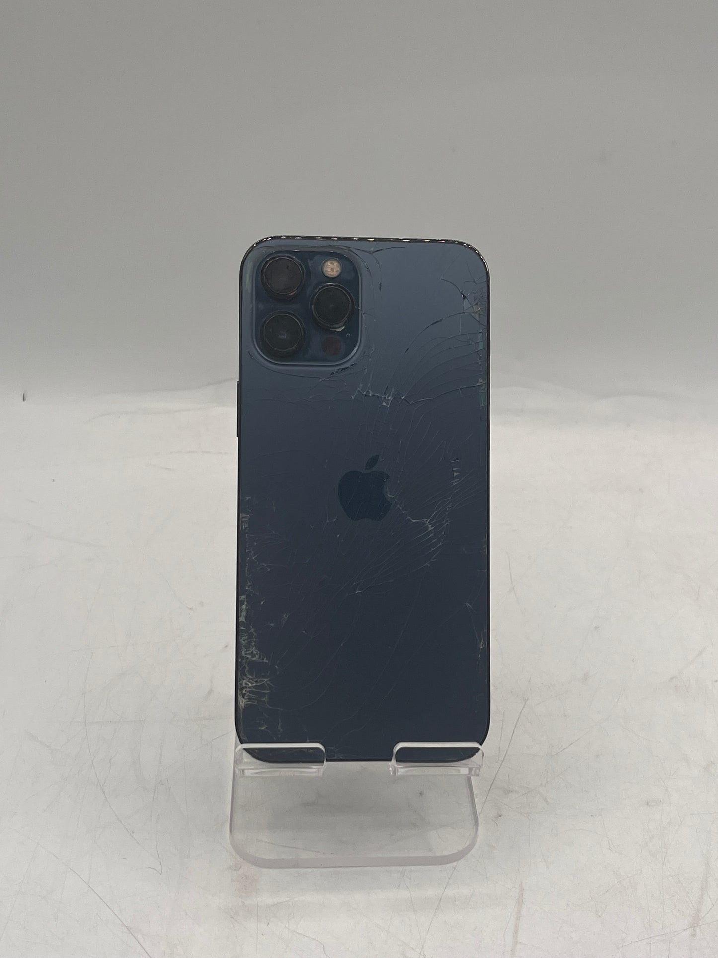 Unlocked Apple iPhone 12 Pro Max MG9X3LL/A A2342 256GB - Blue BROKEN