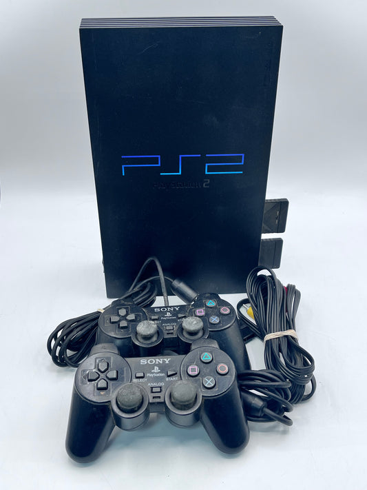 Sony PlayStation 2 SCPH-50001/N Black Video Game System with 2 Controllers