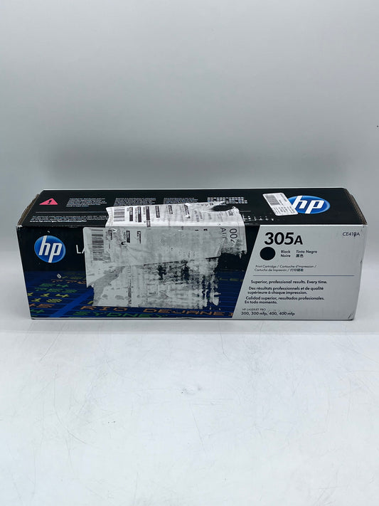New HP 305A Black Toner Cartridge - Genuine & Factory Sealed
