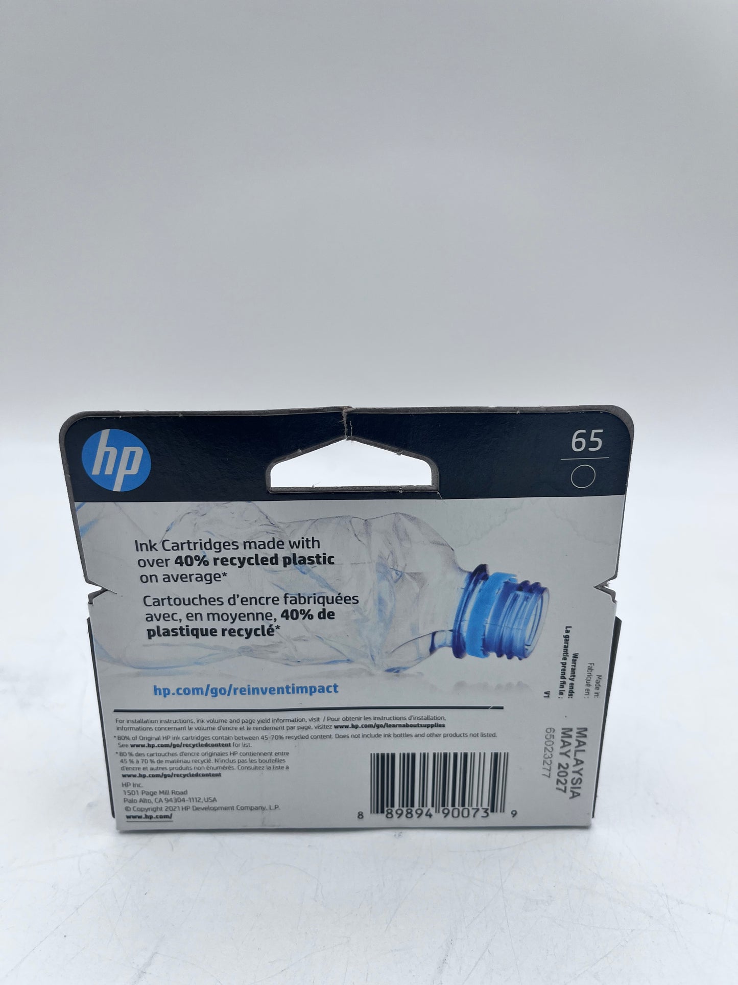 HP 65 Black Printer Toner Ink Cartridge