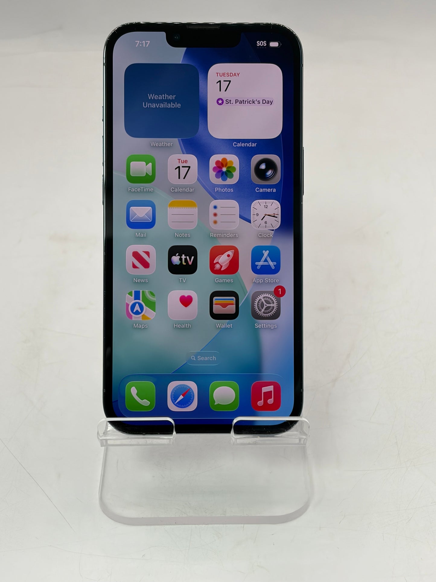 Unlocked Apple iPhone 13 Pro 128GB A2483 MLTT3LL/A 78% Battery Health Blue