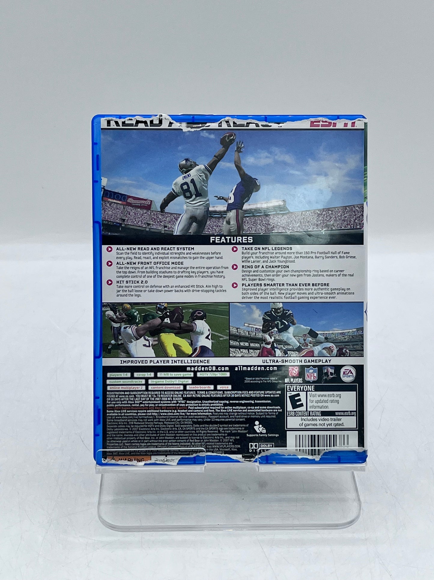 Madden NFL 08 PlayStation 2 PS2 Video Game