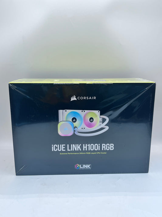 CORSAIR iCUE LINK H100i RGB AIO Liquid CPU Cooler White