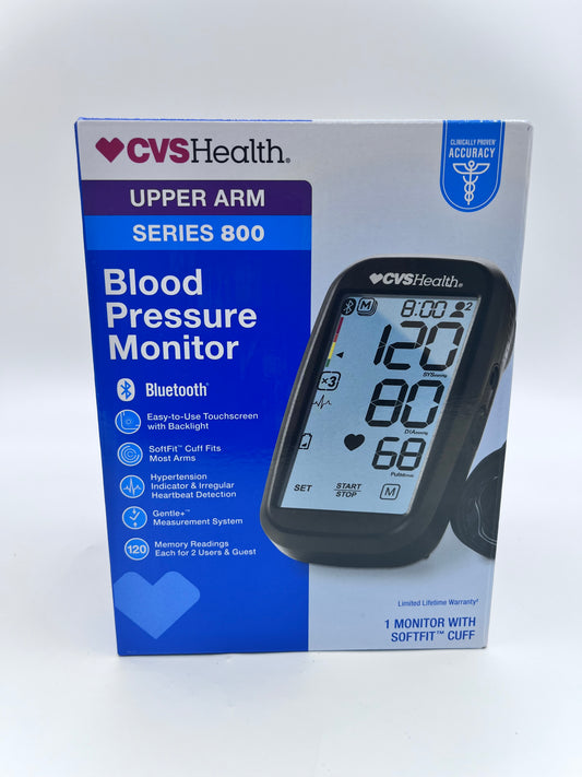 CVS Health Series 800 Upper Arm Blood Pressure Monitor Bluetooth