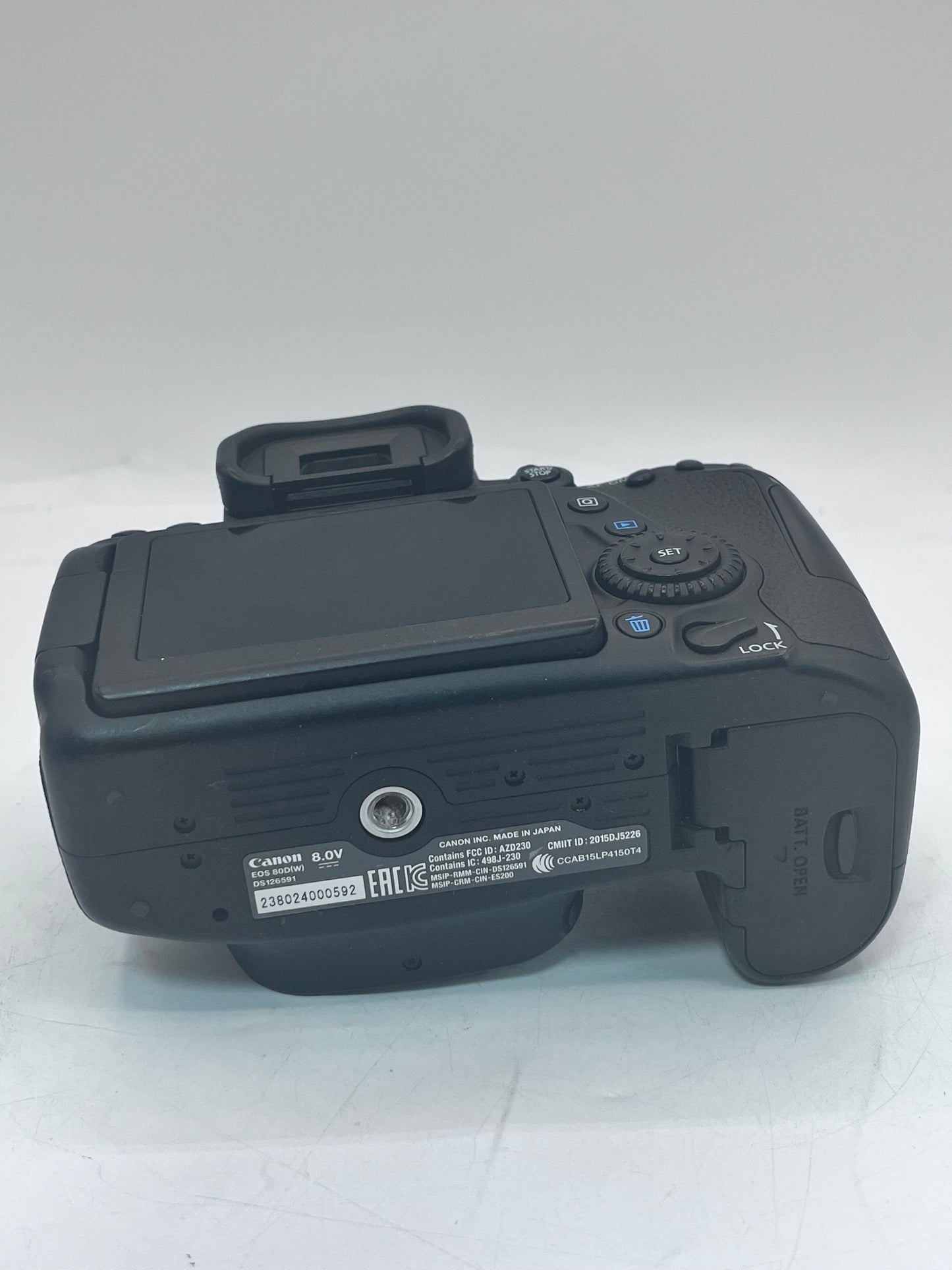 Canon EOS 80D 24.4MP Digital SLR DSLR Camera w/Charger Tested Free Shipping