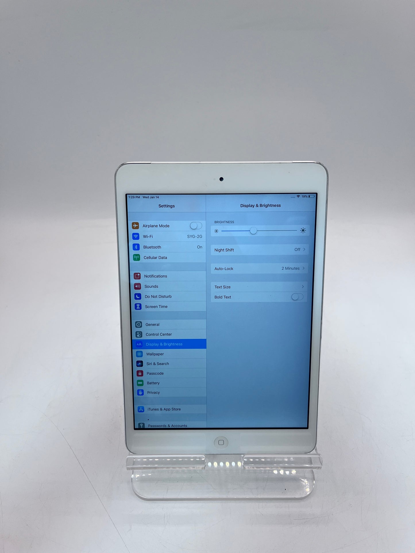 Unlocked Apple iPad Mini 2nd Gen A1490 MF074LL/A 16GB White