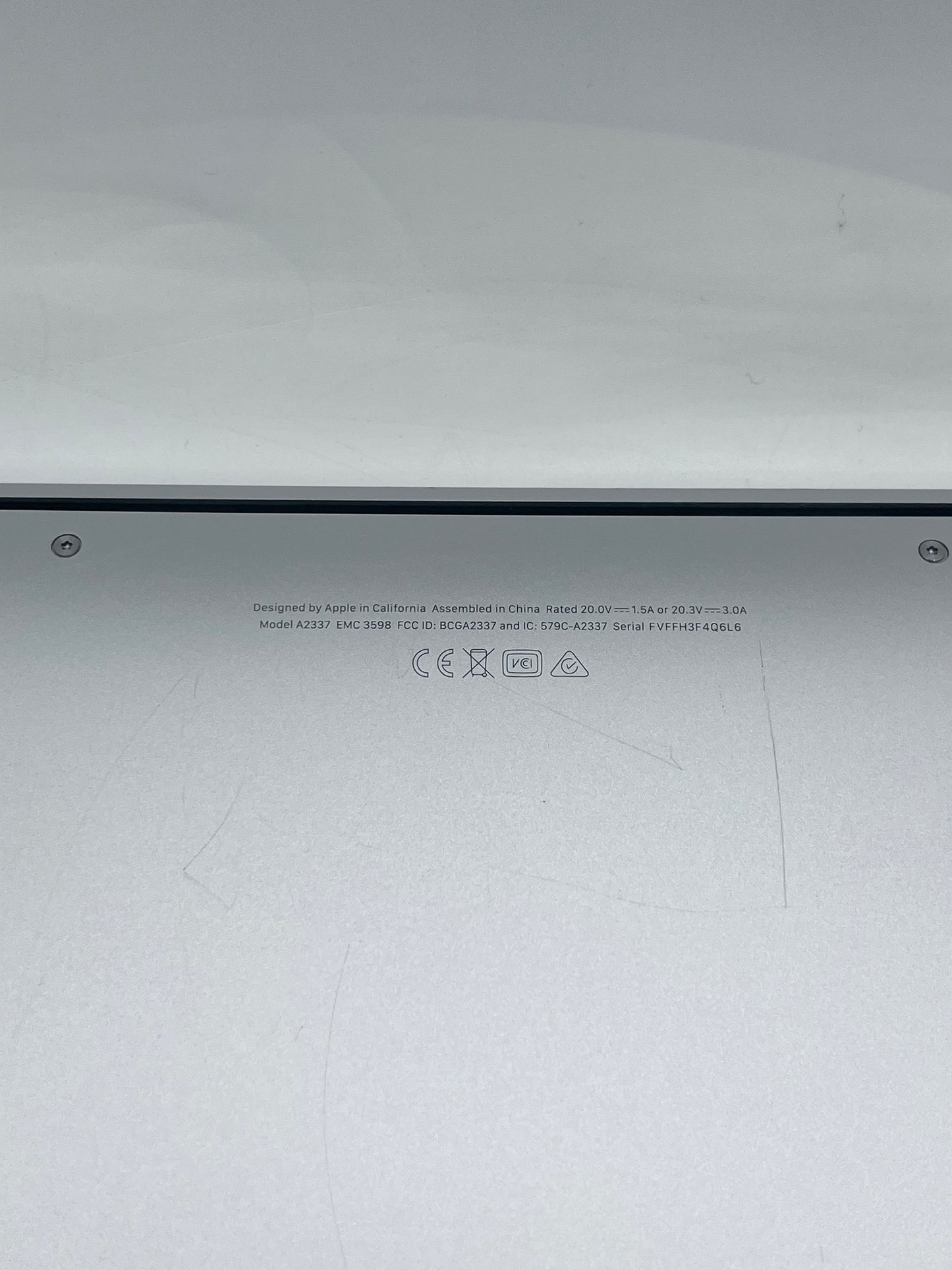 2020 Apple MacBook Air 13.3" M1 7C 8GB 128GB A2337 REMOTELY MANAGED