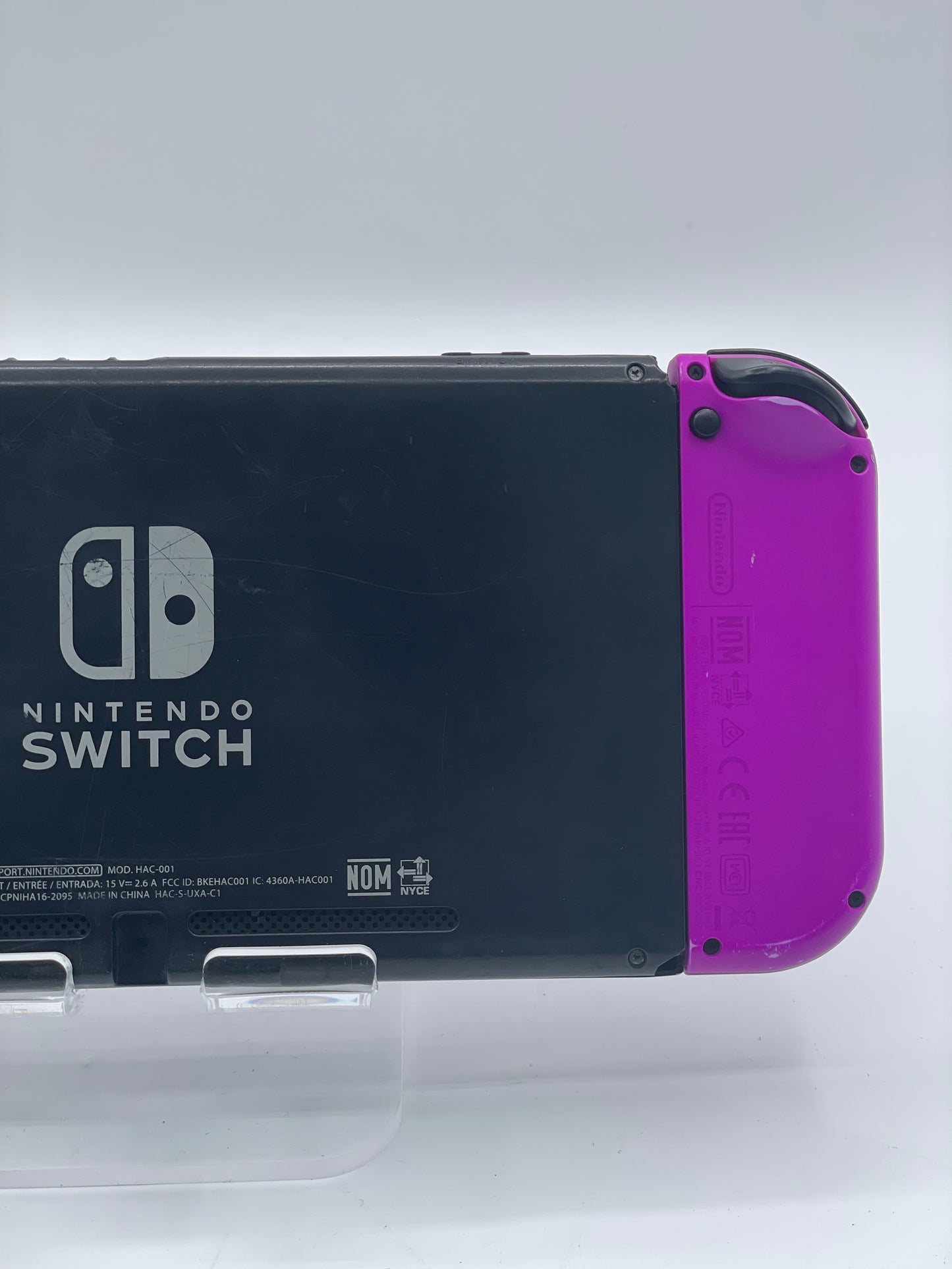 Nintendo Switch HAC-001 Handheld Video Game Console + Purple & Orange Joy-Cons
