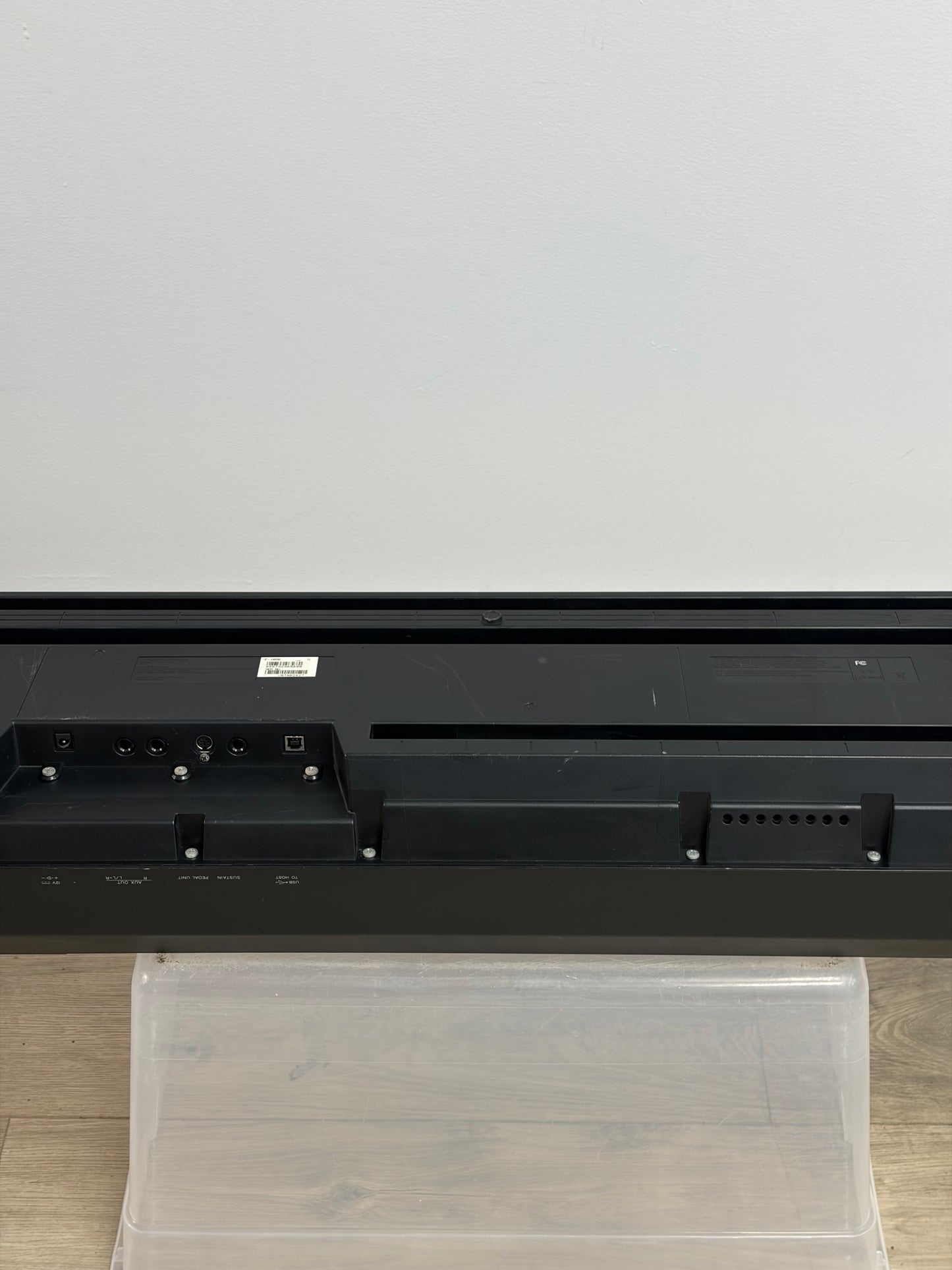 Yamaha P-105 88-Key Digital Piano w/ Power Supply Tested Free Shipping