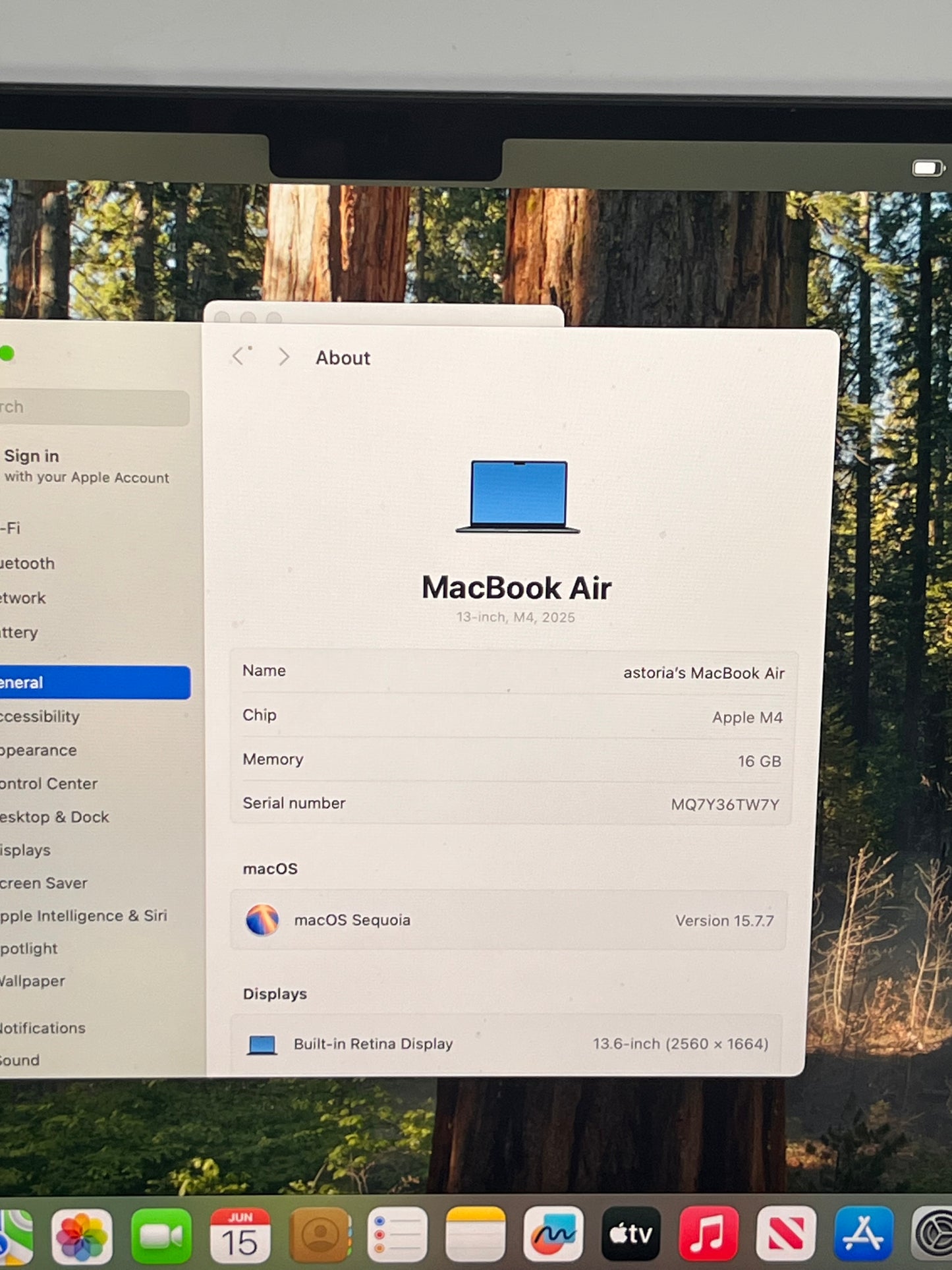 2025 Apple MacBook Air 13" M4 10C/8C 16GB 512GB Midnight A3240 27 Cycle Count