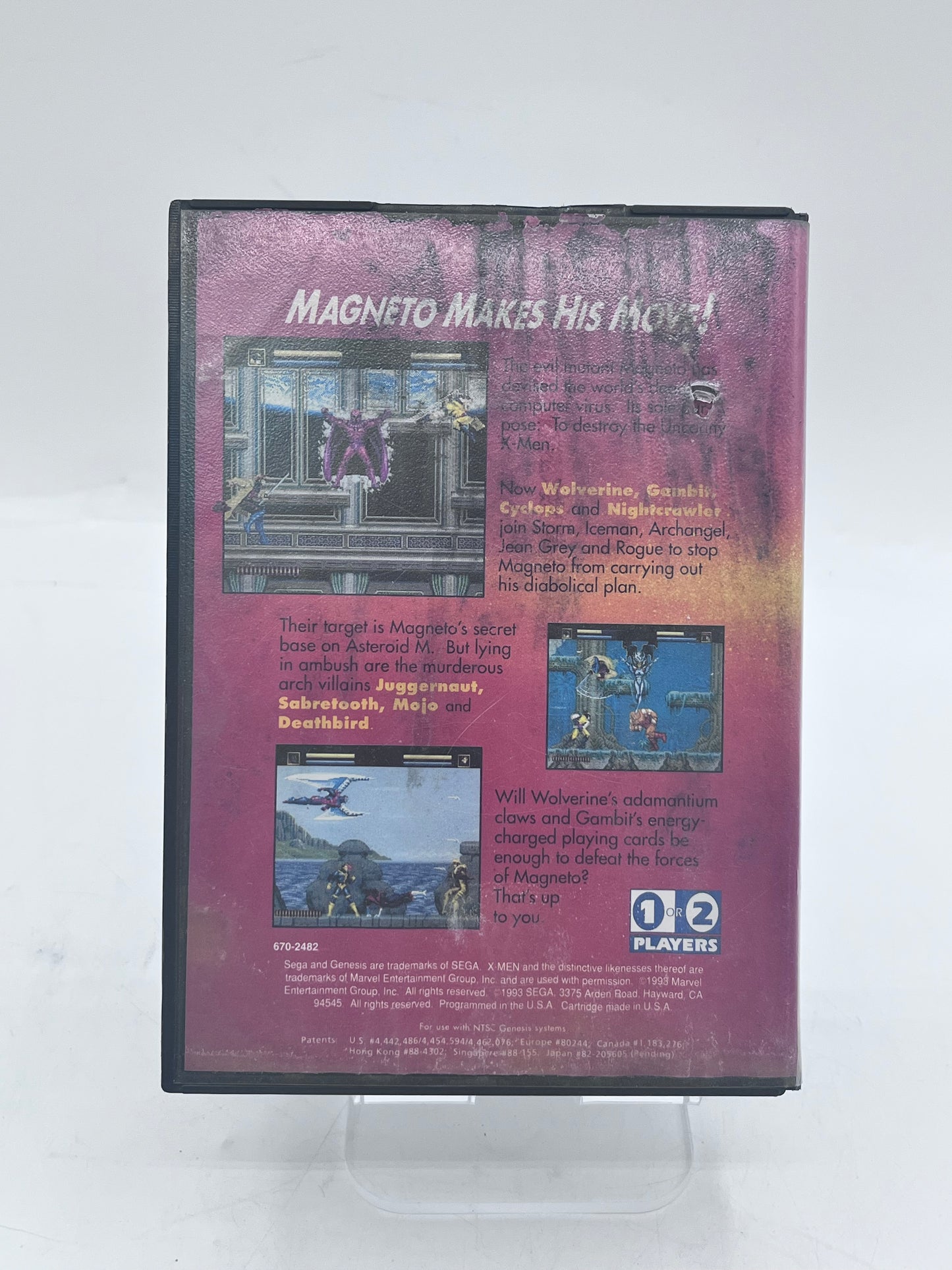 Sega Genesis X-MEN SPECIAL EDITION Video Game Black Free Shipping!