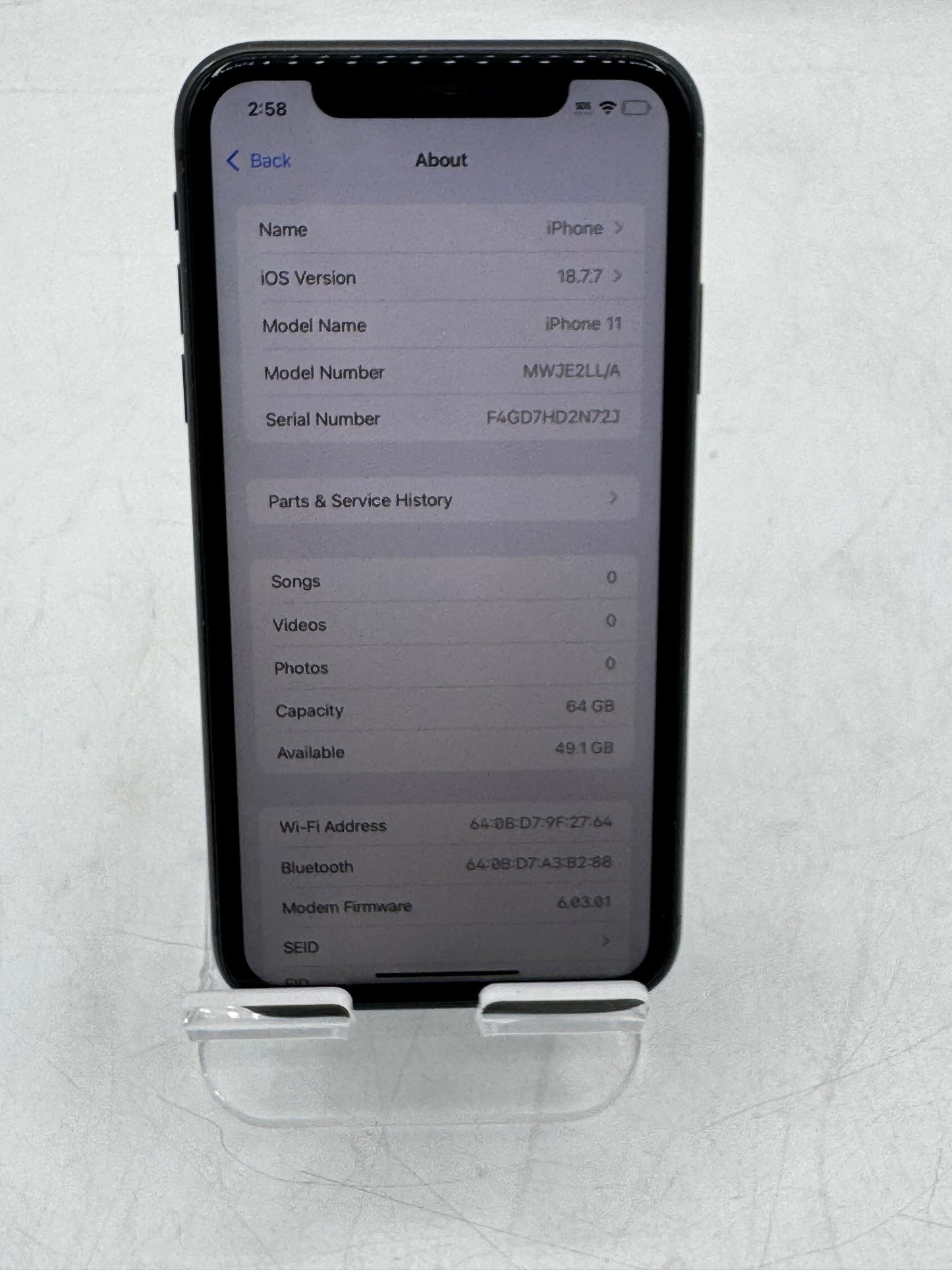 T-Mobile Apple iPhone 11 64GB A2111 MWJE2LL/A Free Shipping