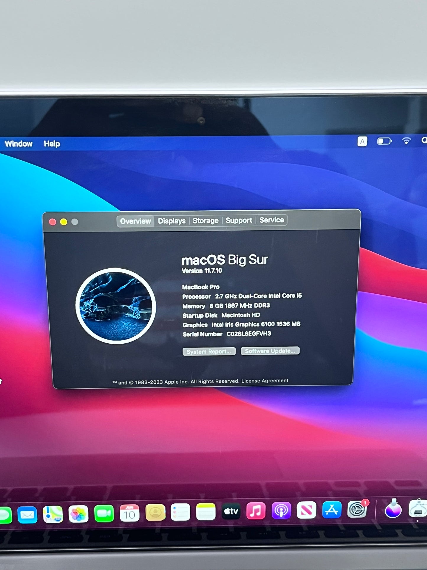 Apple MacBook Pro A1502 MF839AB/A 13" 8GB RAM 128GB (2015) - Space Gray Arabic Keyboard