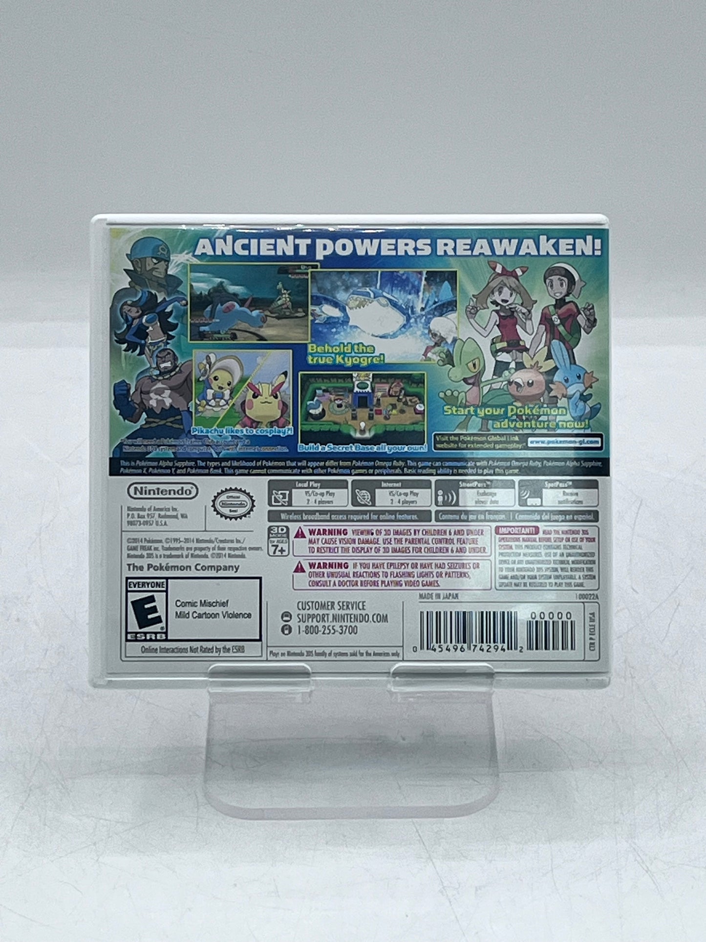 Pokemon Alpha Saphire - Nintendo 3DS Video Game