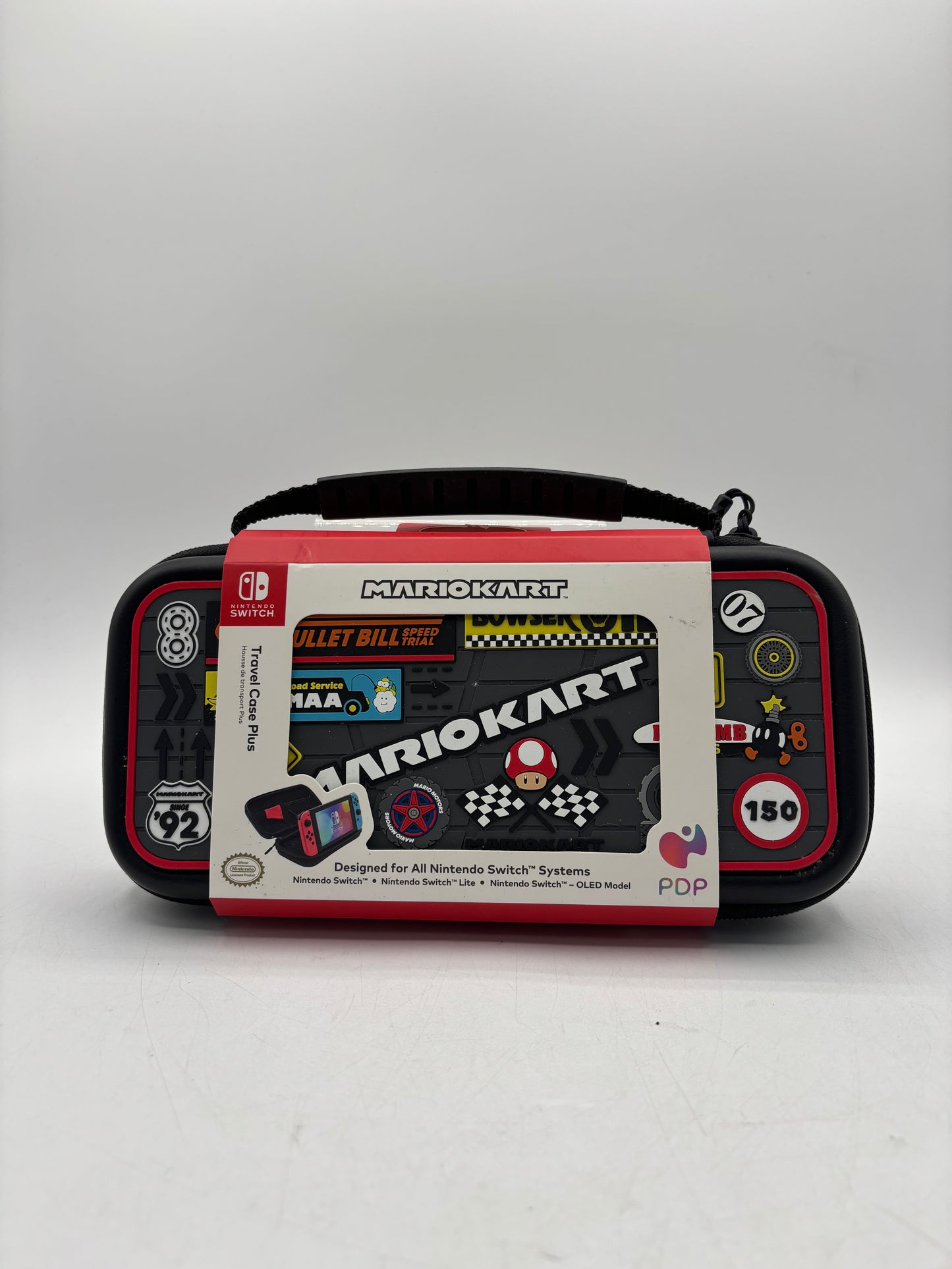 PDP Travel Case Plus--Nintendo Switch (Mario Kart Edition, Black)