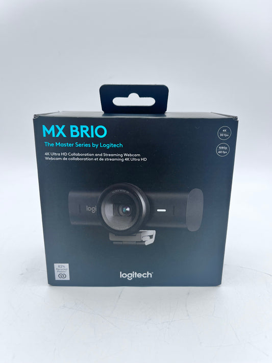 Logitech  MX Brio Ultra HD 4K Video Conference Webcam - Black