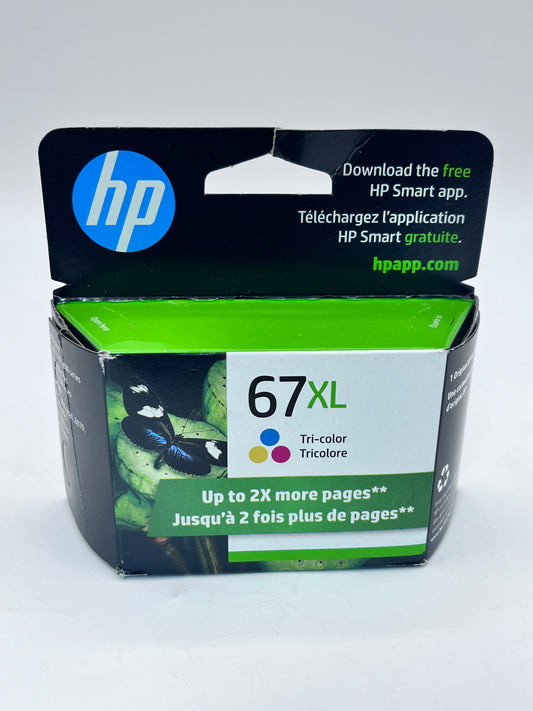 HP 67XL Tri Color Ink Cartridge - New In Box