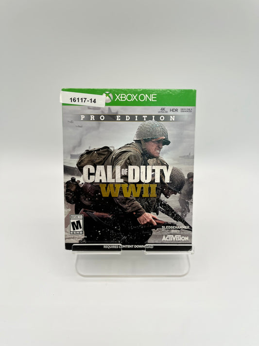 Xbox One Call of Duty WWII Pro Edition - Used with Box - Free Shipping!