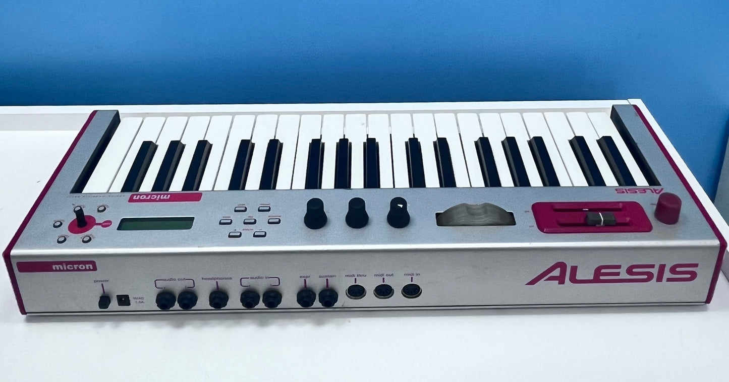 Alesis Micron Mini 37-Key Virtual Analog Synth Tested Free Shipping