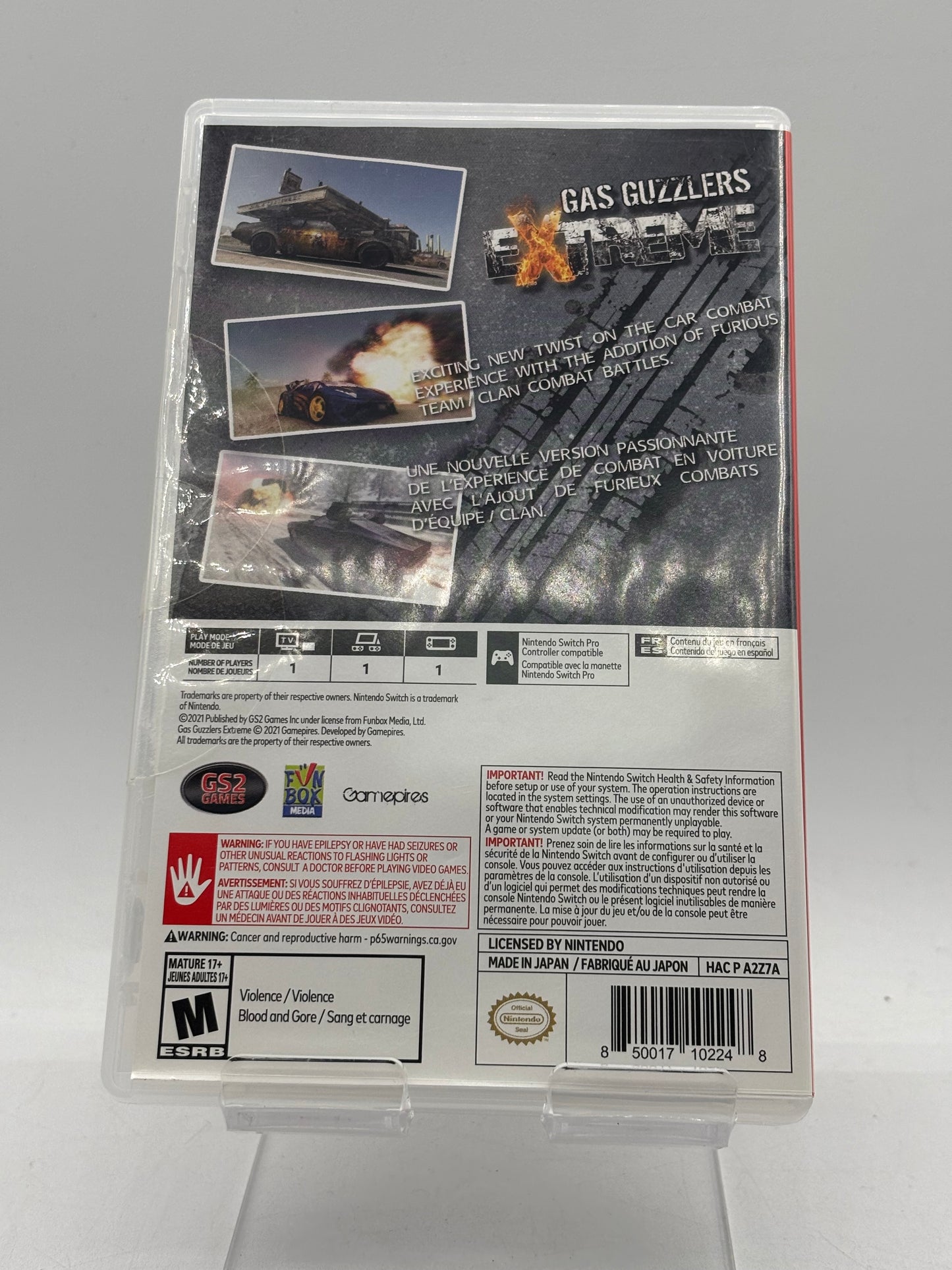 Nintendo Switch - Gas Guzzlers Extreme, New in Box