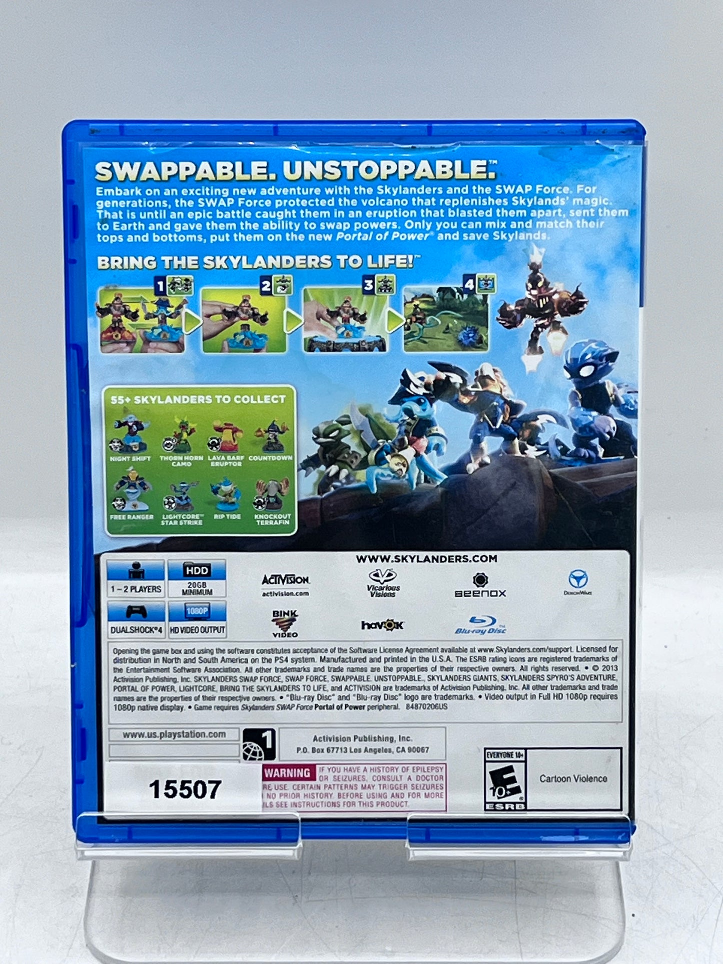 Skylanders Swap Force Sony PlayStation 4 PS4 Video Game