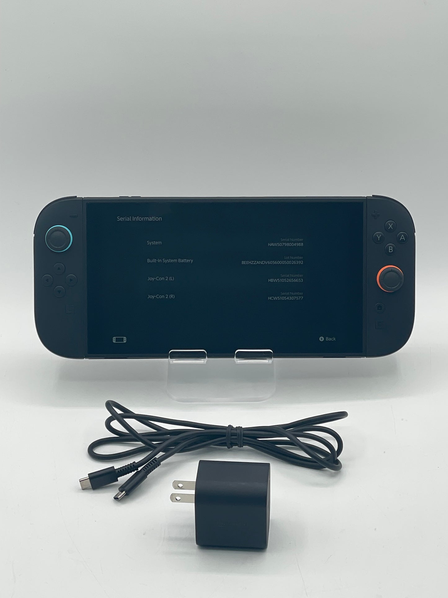 Nintendo Switch 2 Video Game Console BEE‑001 Black w/ Charger Free Shipping